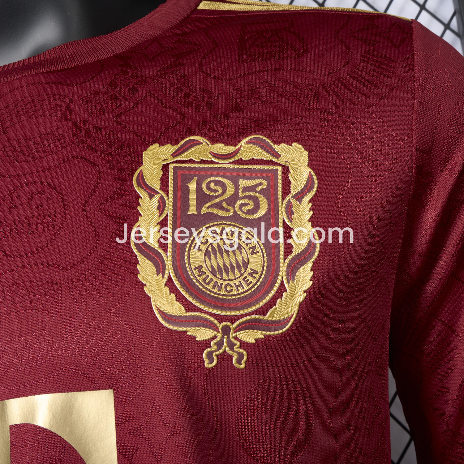 Bayern Munich 2025 125th Anniversary Long Sleeves Jersey - Player Version - SOCCERDEALSHOP