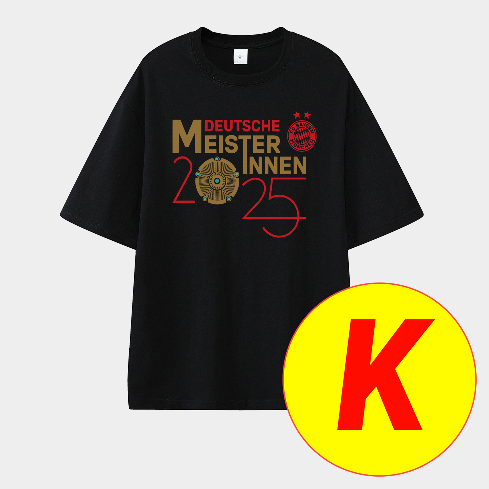 Bayern Munich Bundesliga Champions Deutscher Meister 2025 Unisex Pure Cotton T-shirt - SOCCERDEALSHOP