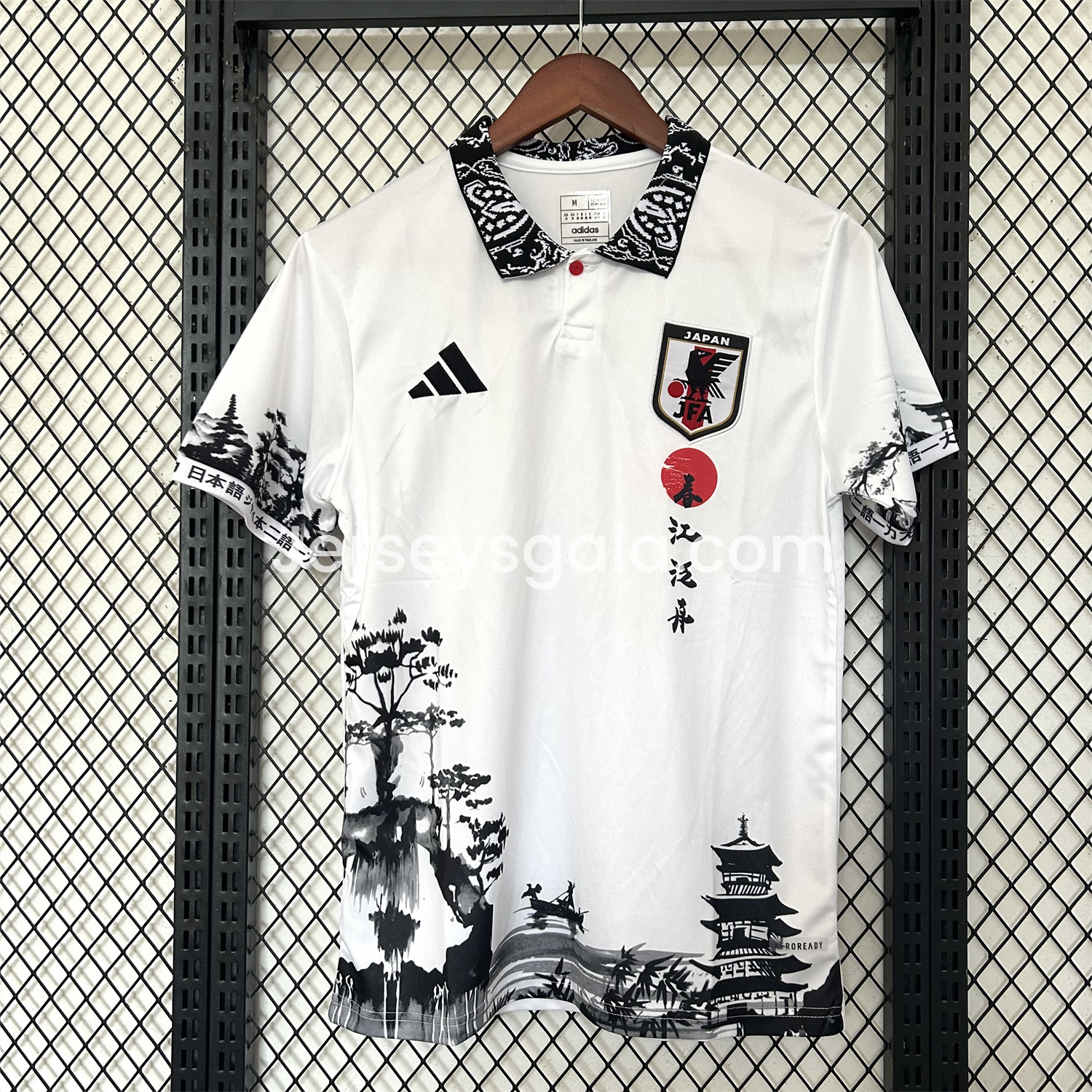 Japan 25-26 Spring River Boating Ink Painting Special Edition Jersey - Fans Version - SOCCERDEALSHOP