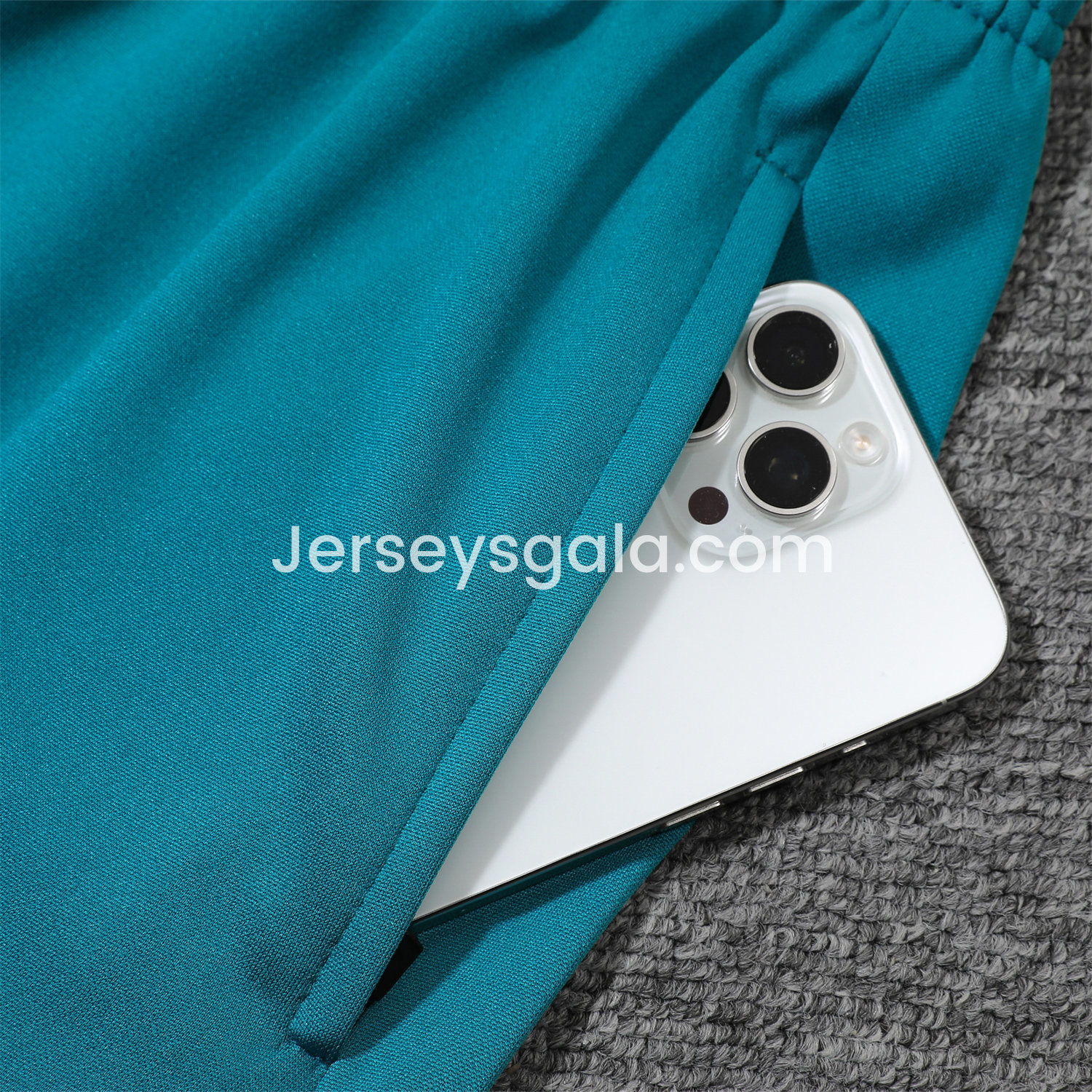 Portugal 25-26 POLO Short-Sleeve Training Set - White Top and Blue Pants - SOCCERDEALSHOP