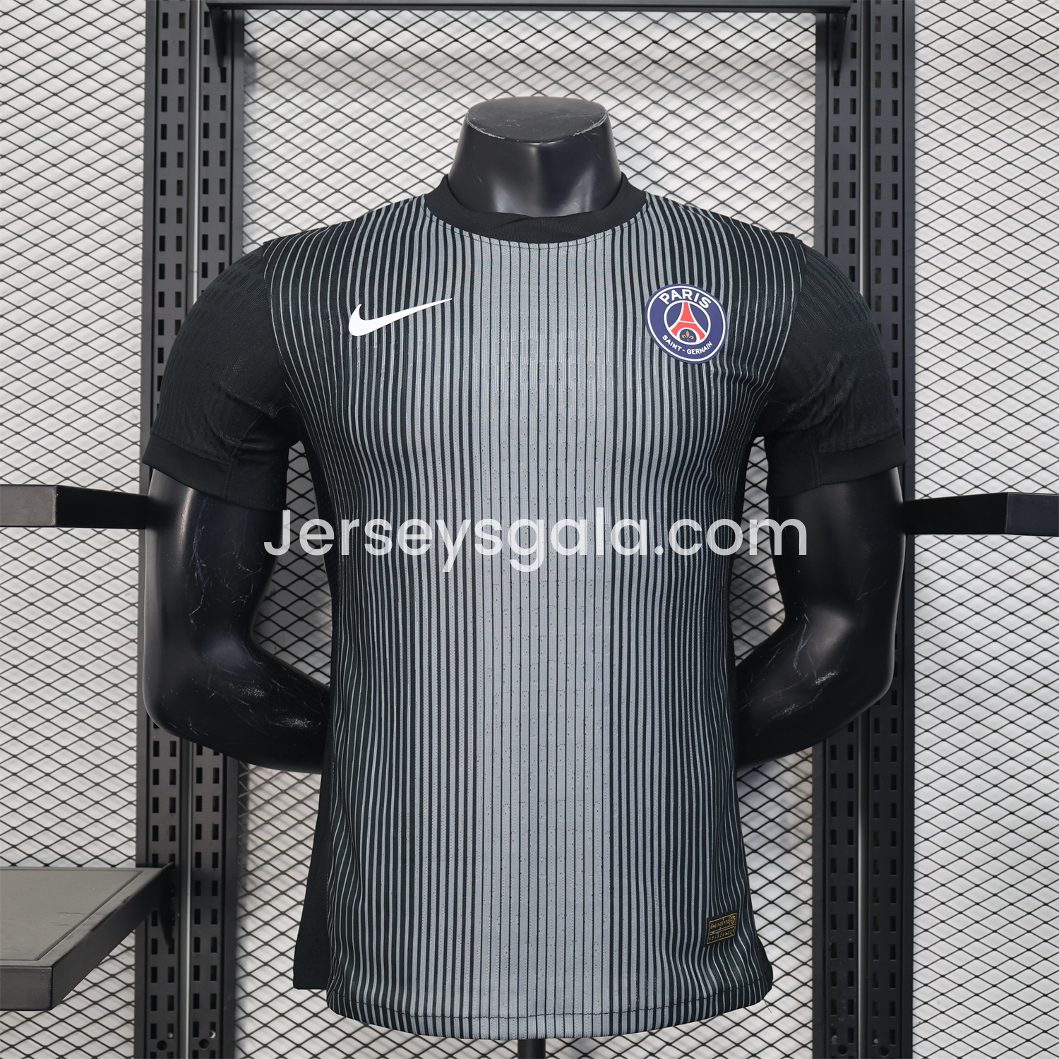Paris Saint-Germain PSG 25-26 Black GK Goalkeeper Unsponsored Jersey - Player Version - SOCCERDEALSHOP