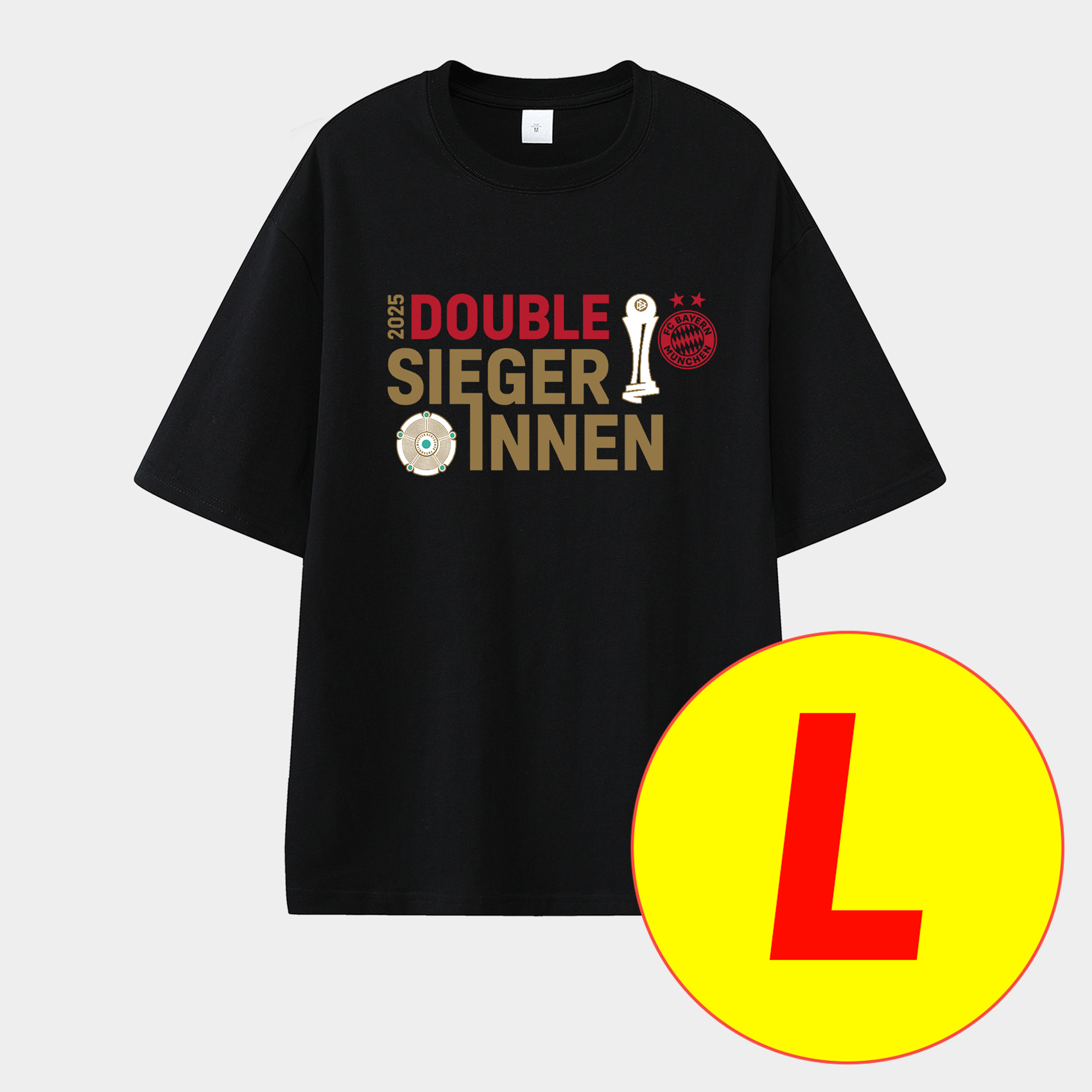 Bayern Munich Bundesliga Champions Deutscher Meister 2025 Unisex Pure Cotton T-shirt - SOCCERDEALSHOP