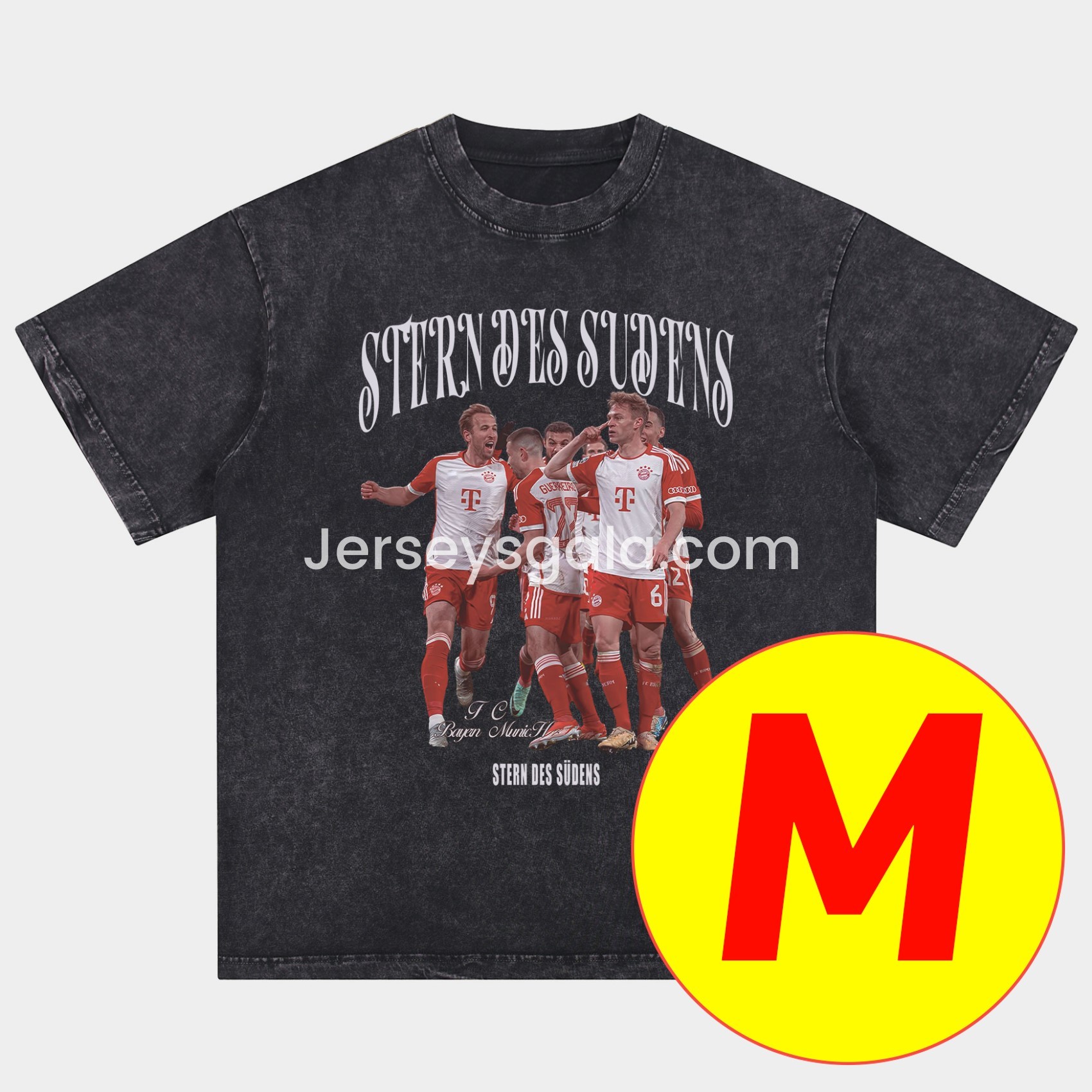 Bayern Munich 125th Legendary Players Oversized Washed T-Shirt - SOCCERDEALSHOP