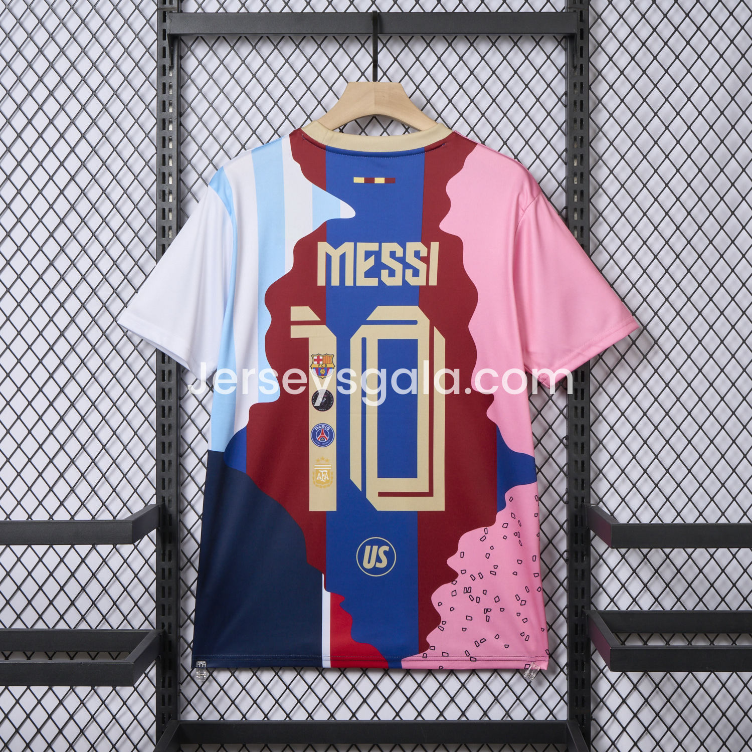 Messi Career Commemorative Jersey - Fans Version - B.A.R.S.A Argentina Paris Saint-Germain PSG INT M.A.M - SOCCERDEALSHOP