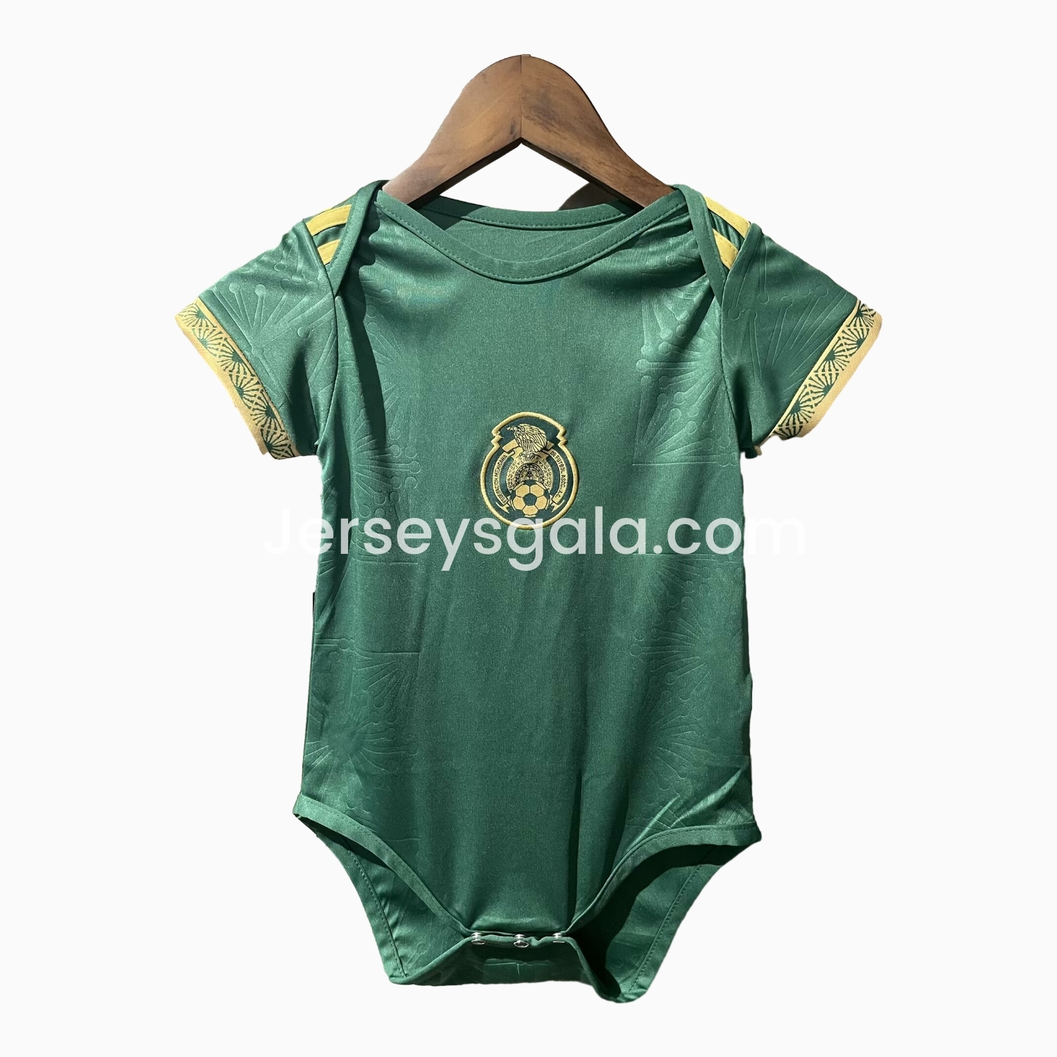 Mexico 2025 Gold Cup Green Baby Crawling Suit - SOCCERDEALSHOP