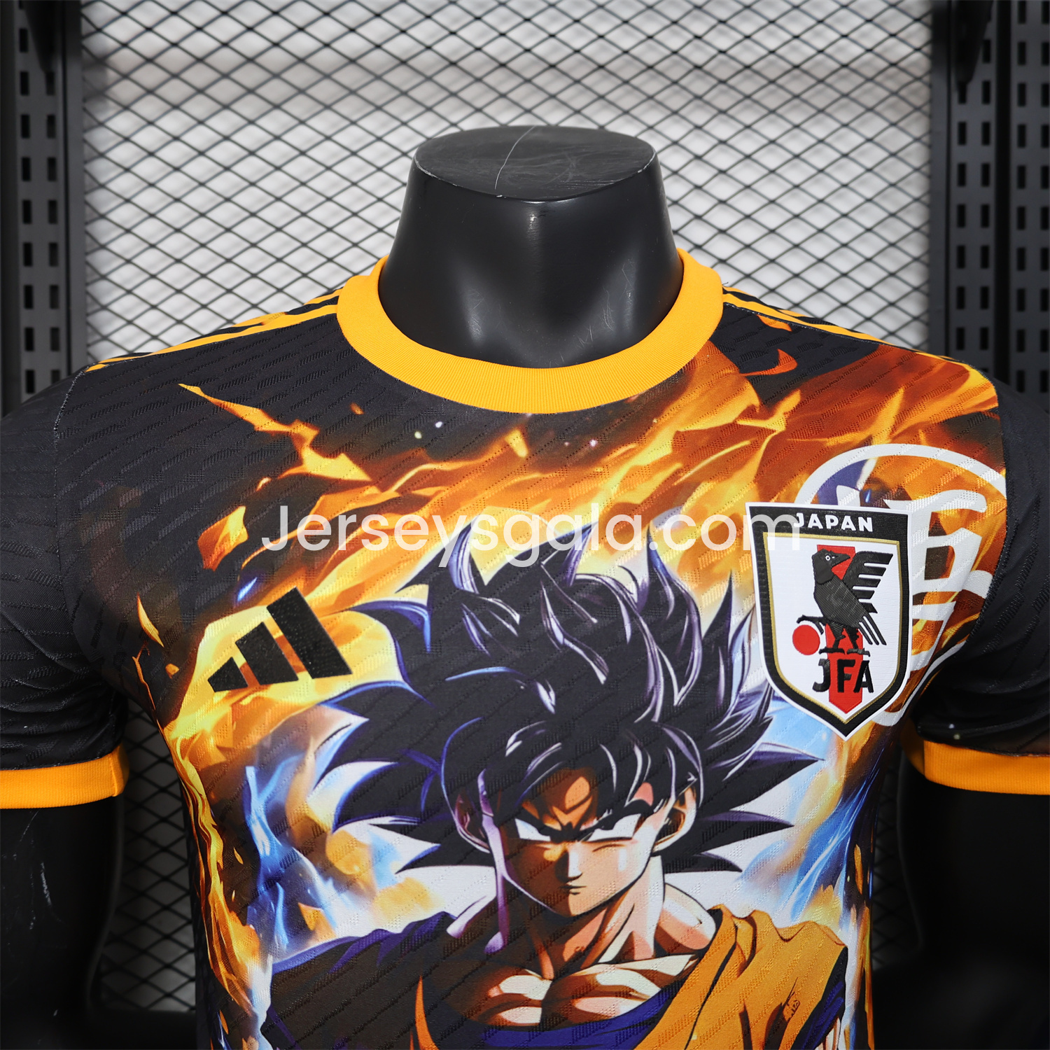 Japan 25-26 Goku Fighting Form Black Special Jersey - Player Version - SOCCERDEALSHOP