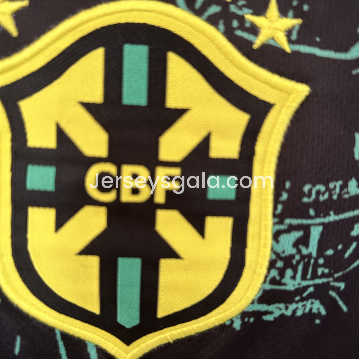 Brazil 2024 Black and Green Church Jersey - Fans Version - SOCCERDEALSHOP
