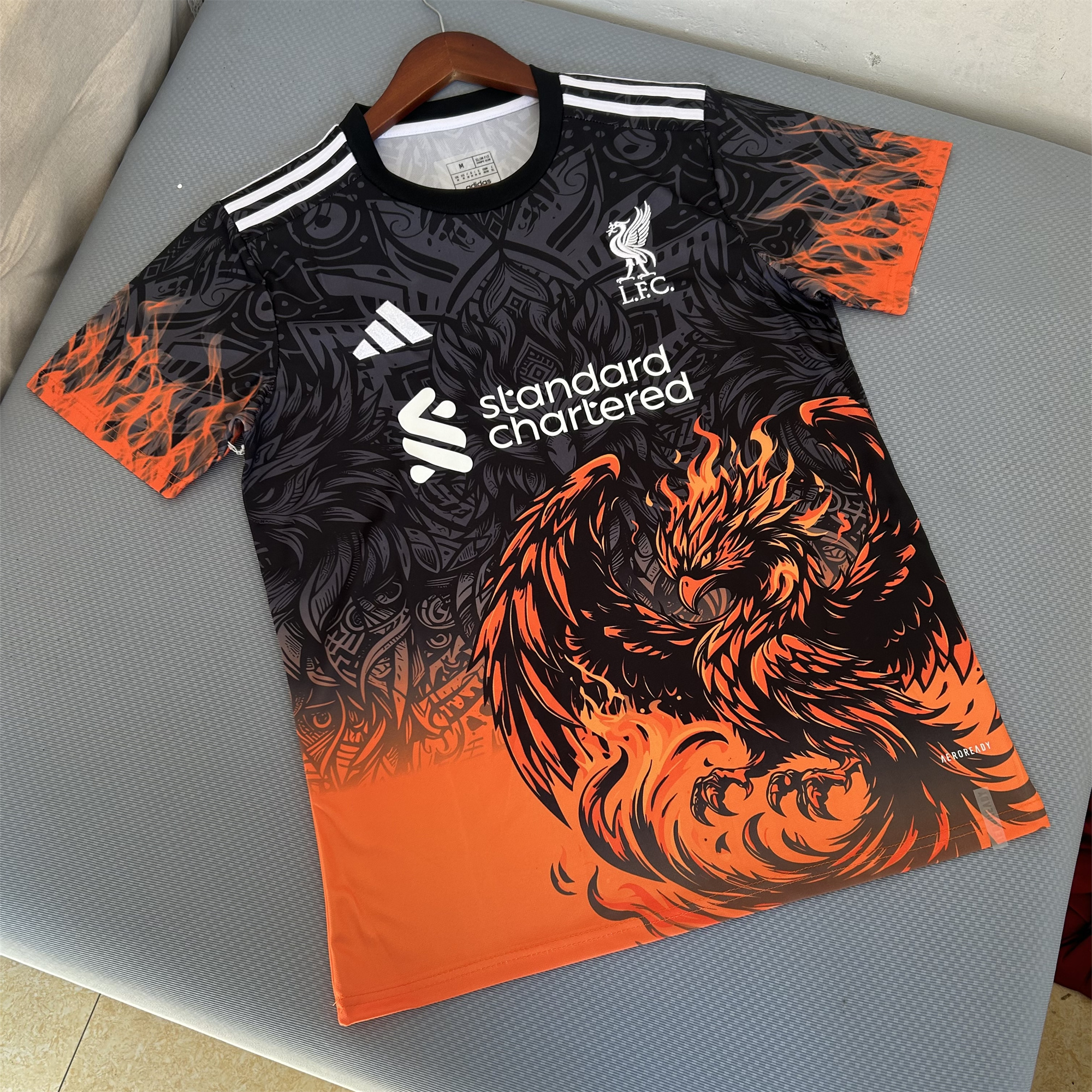 Liver.pool 24-25 Orange Fire Phoenix Special Edition Jersey - Fans Version - SOCCERDEALSHOP