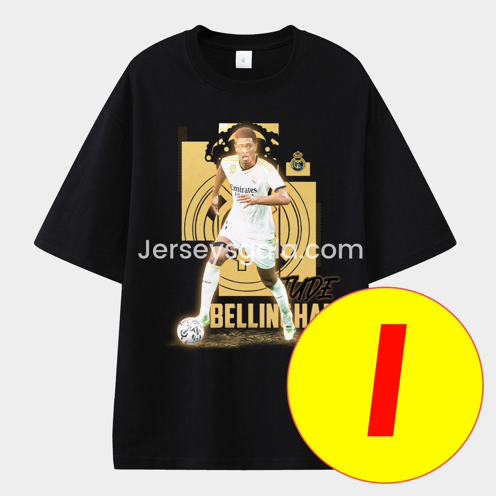 Bellingham Real Madrid England Unisex Pure Cotton T-shirt - SOCCERDEALSHOP