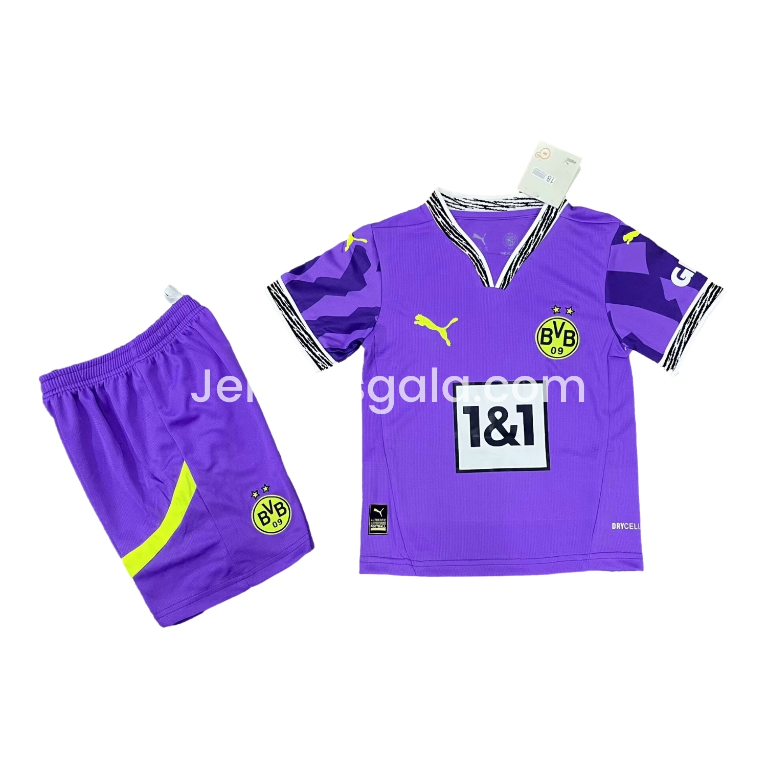 Dortmund 24-25 Purple Goalkeeper Special Edition Kids Kit - SOCCERDEALSHOP