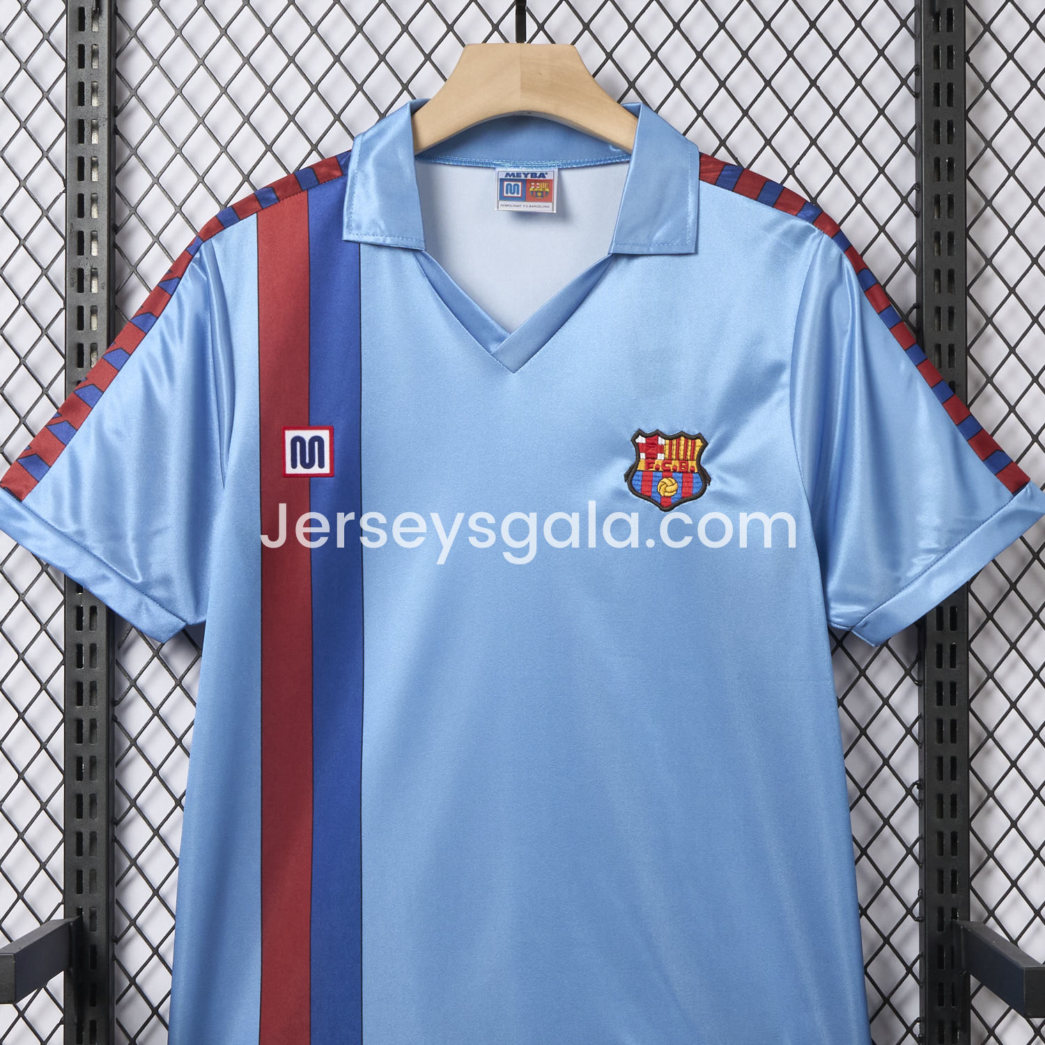Retro B.A.R.S.A 1982-84 Away Blue Jersey - SOCCERDEALSHOP
