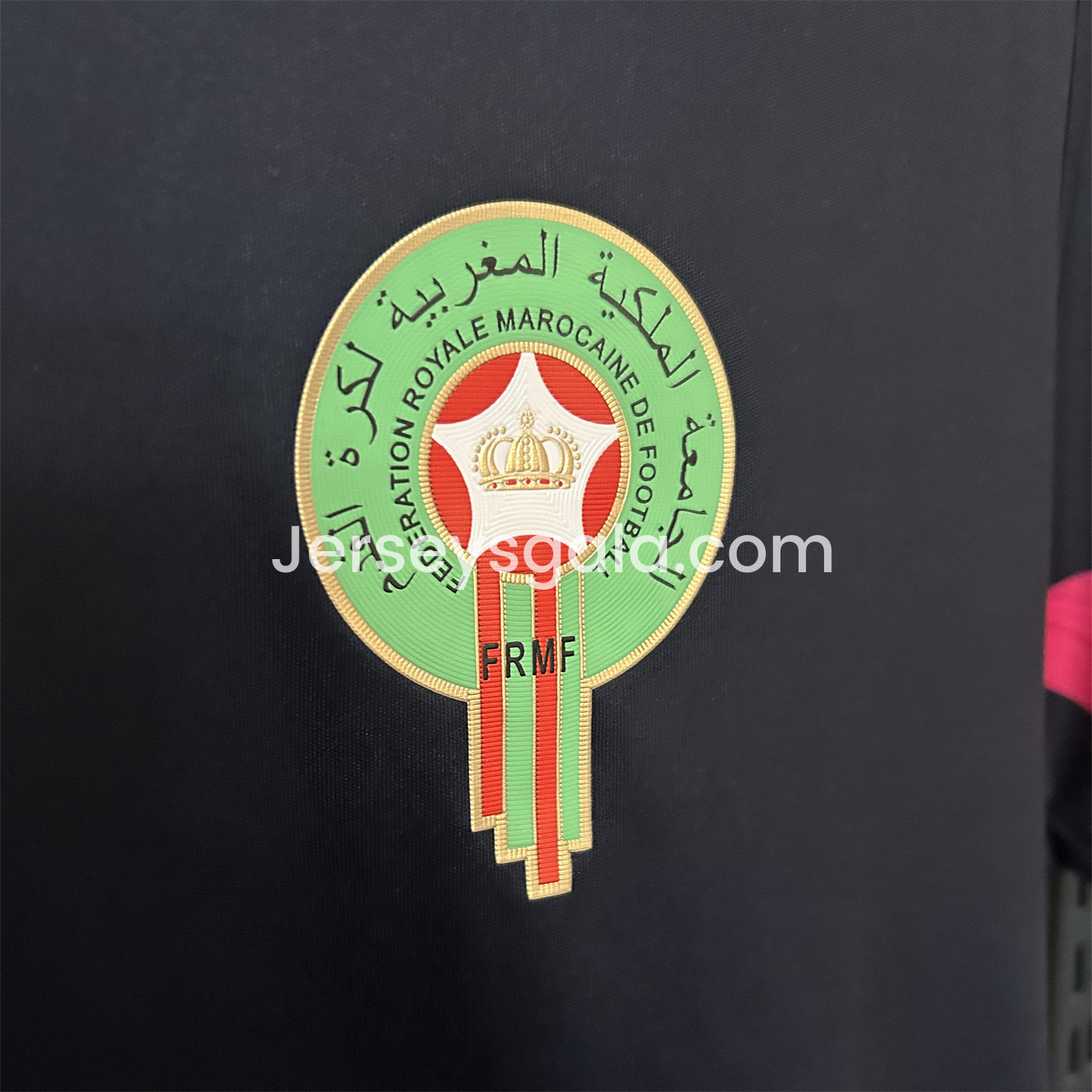 Morocco 25-26 Black Pink Training Jersey - Fans Version - SOCCERDEALSHOP