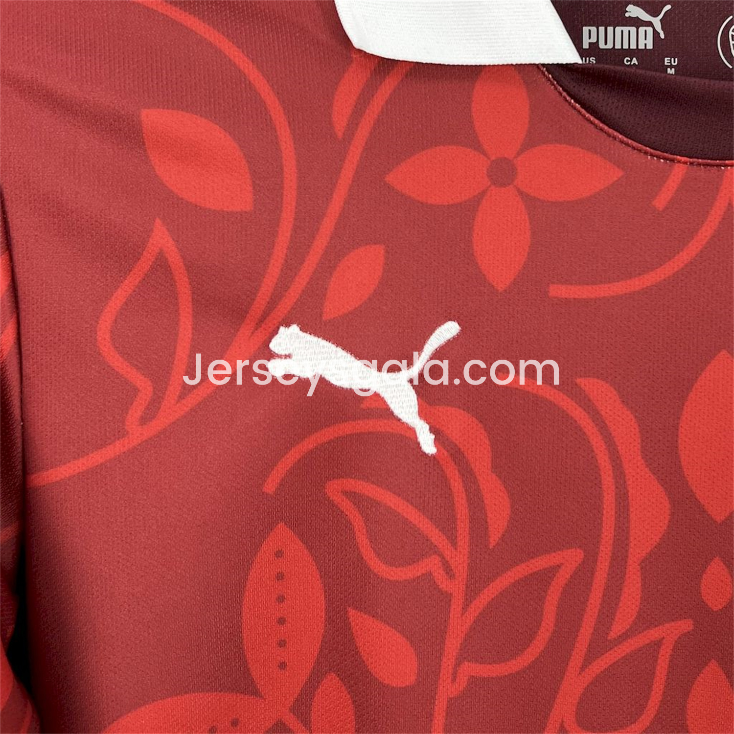 Portugal 2025-26 Red Flower Training Jersey - Fans Version - SOCCERDEALSHOP