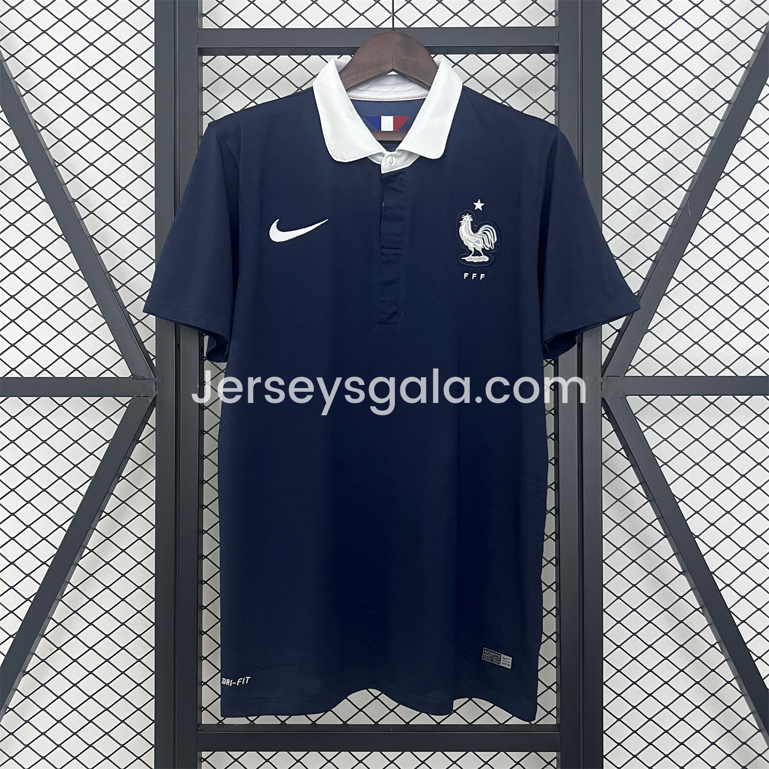 Retro France 2014 Home Jersey - SOCCERDEALSHOP