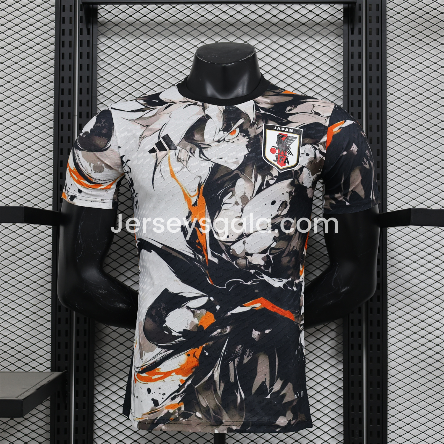 Japan 25-26 Black & White Son Goku Special Edition Jersey - Player Version - SOCCERDEALSHOP