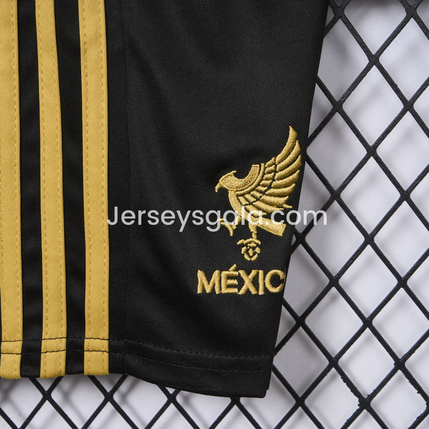 Mexico 2025 Gold Cup Black Kids Kit - SOCCERDEALSHOP