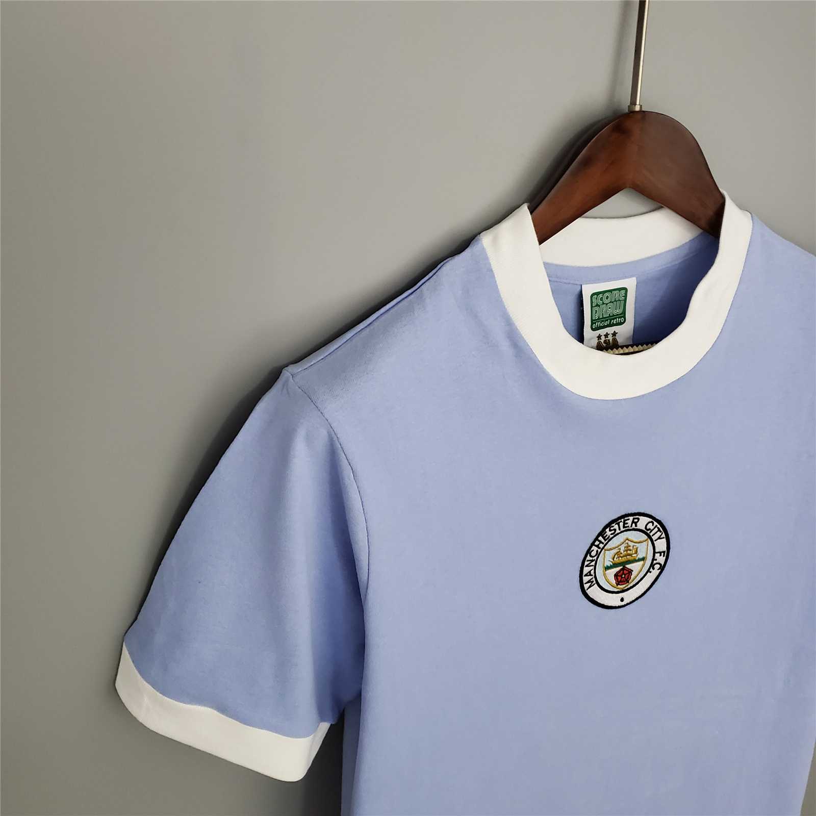 Retro Manchester City 1971-74 Home Jersey - SOCCERDEALSHOP