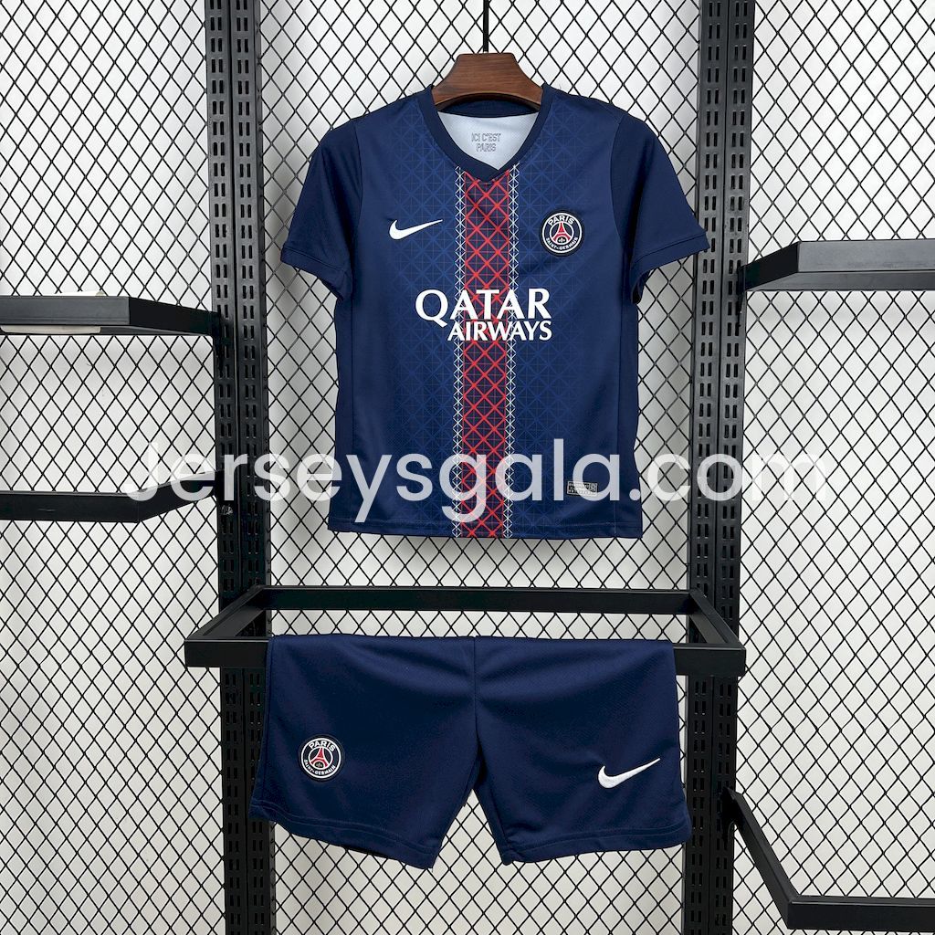 Paris Saint-Germain PSG 25-26 Home Kids Kit - SOCCERDEALSHOP