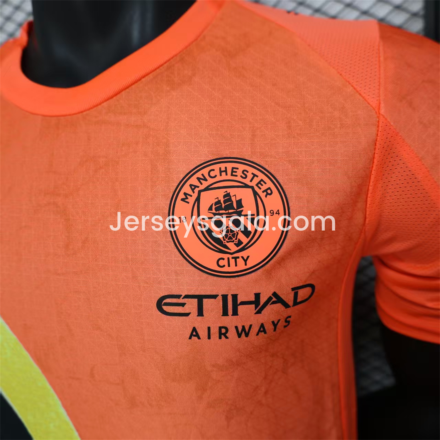 Manchester City 25-26 Orange Special Jersey - Player Version - SOCCERDEALSHOP