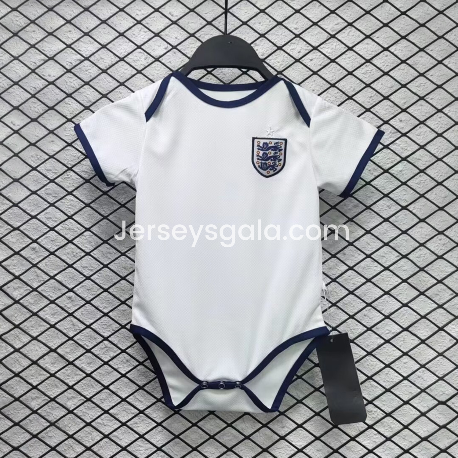 England 2024 Home Baby Crawling Suit - SOCCERDEALSHOP