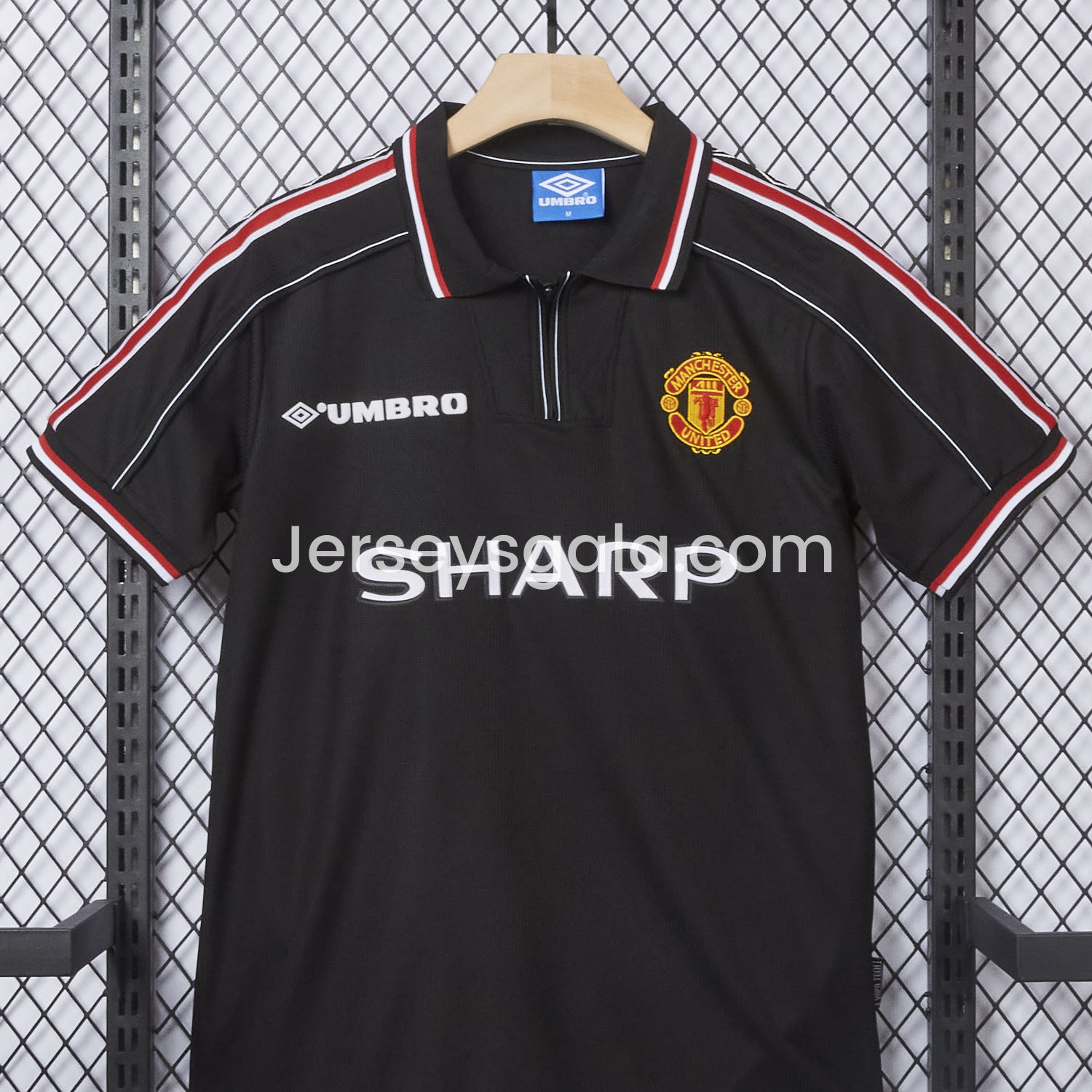 Manchester United Retro 1998-99 Black Jersey - SOCCERDEALSHOP