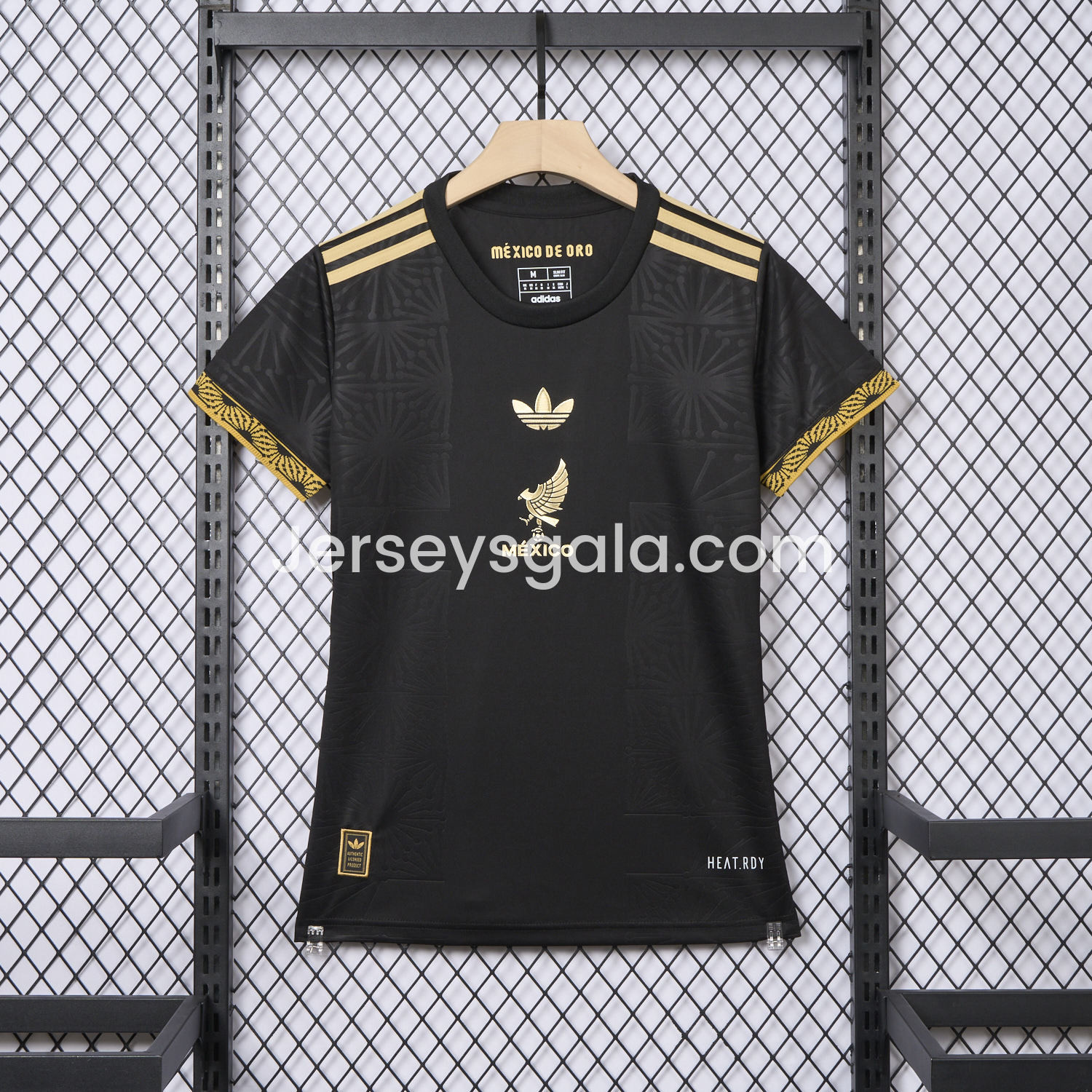 Women's Mexico 2025 Gold Cup Black Jersey - Fans Version - SOCCERDEALSHOP