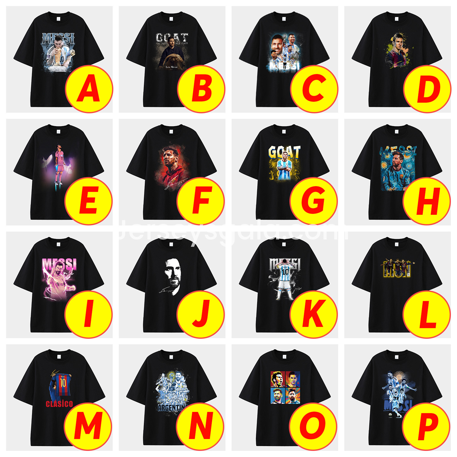 Messi GOAT Argentina B.A.R.S.A INT M.A.M Unisex Pure Cotton T-shirt - SOCCERDEALSHOP