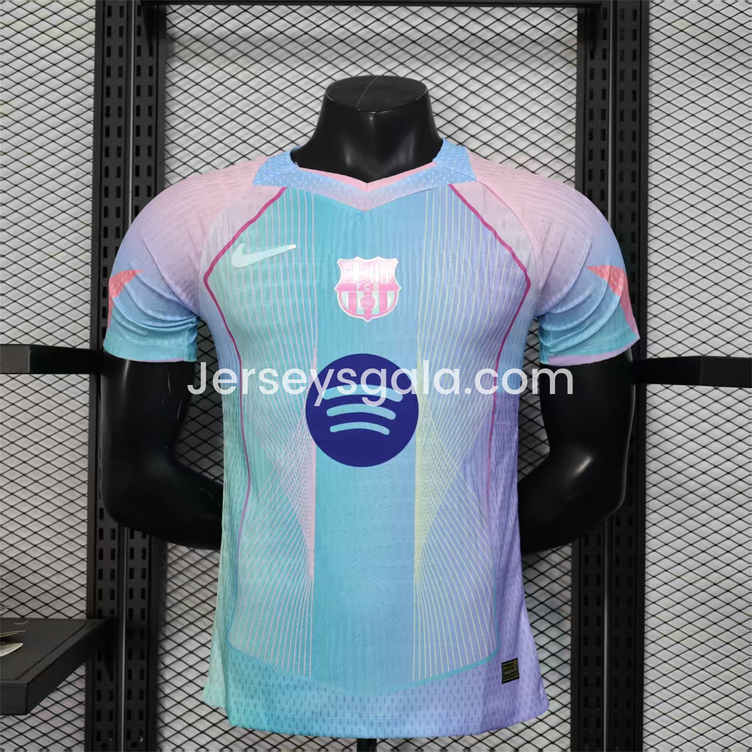 B.A.R.S.A 25-26 Pink & Blue & Purple Special Jersey - Player Version - SOCCERDEALSHOP
