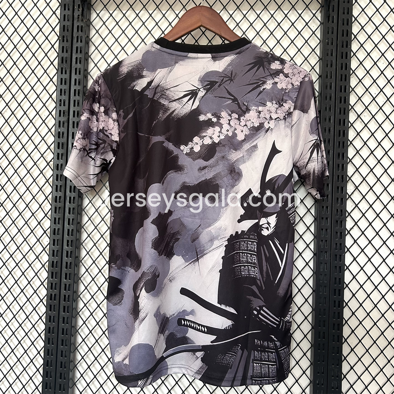 Japan 25-26 Black Samurai Under The Cherry Tree Special Jersey - Fans Version - SOCCERDEALSHOP