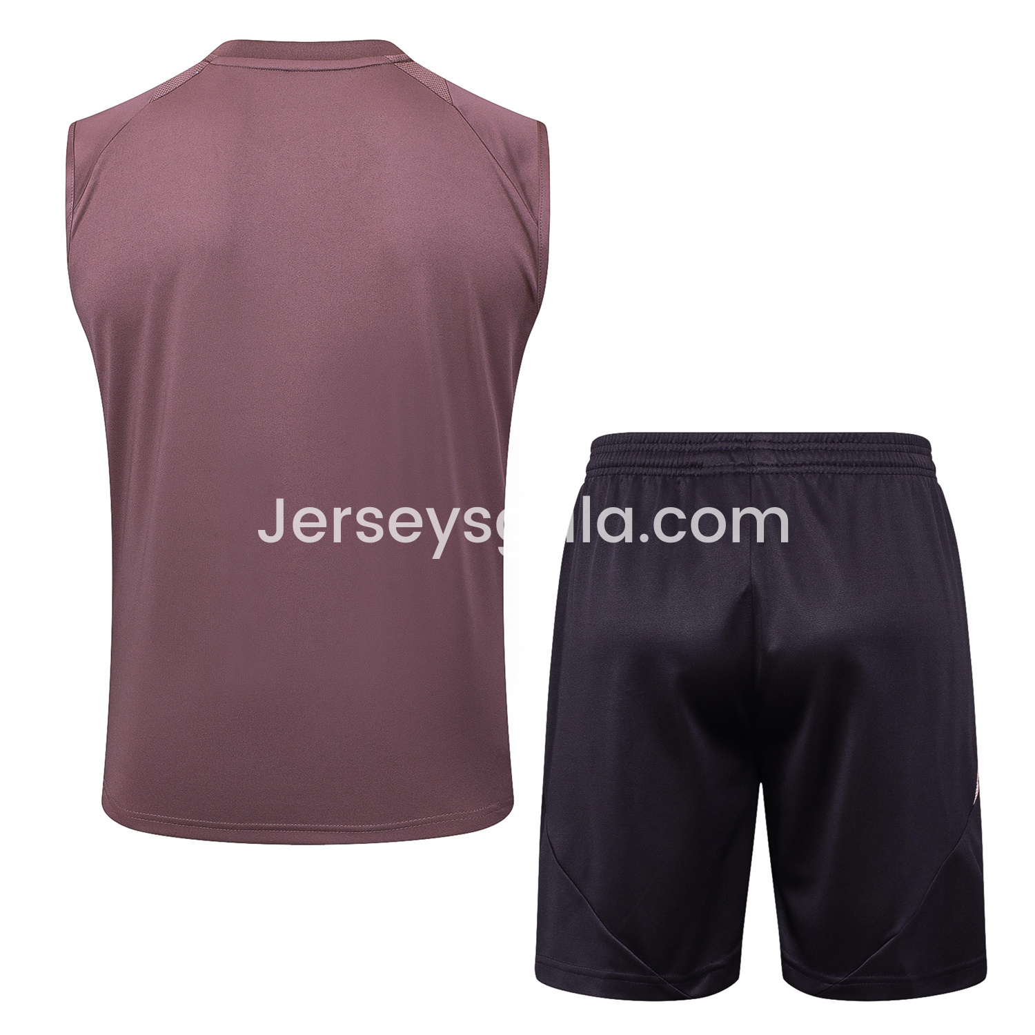 Arsenal 25-26 Vest Training Set - Purple Vest and Deep Purple Shorts - SOCCERDEALSHOP