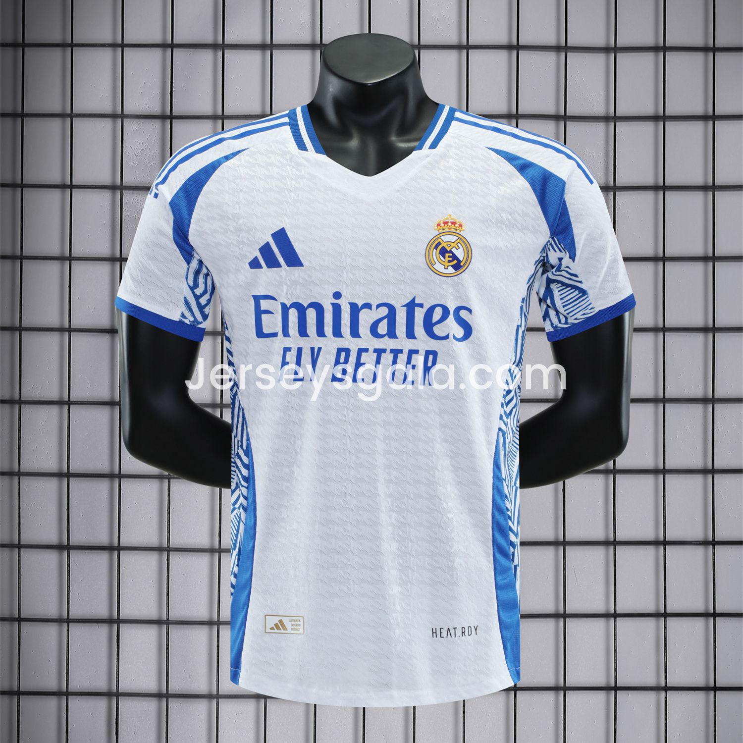Real Madrid 25-26 Blue Edge Special Edition Jersey - Player Version - SOCCERDEALSHOP