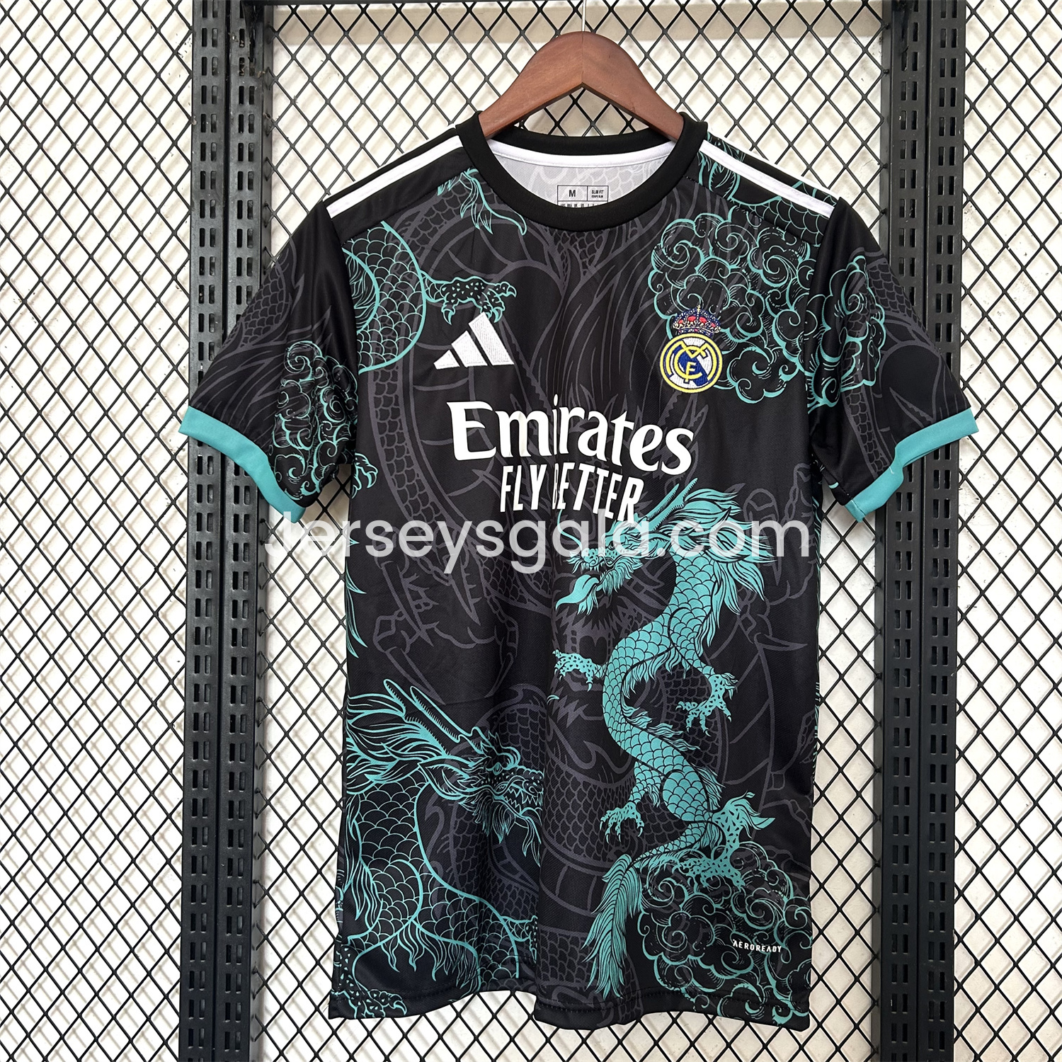 Real Madrid 25-26 Blue Dragon Black Jersey - Fans Version - SOCCERDEALSHOP