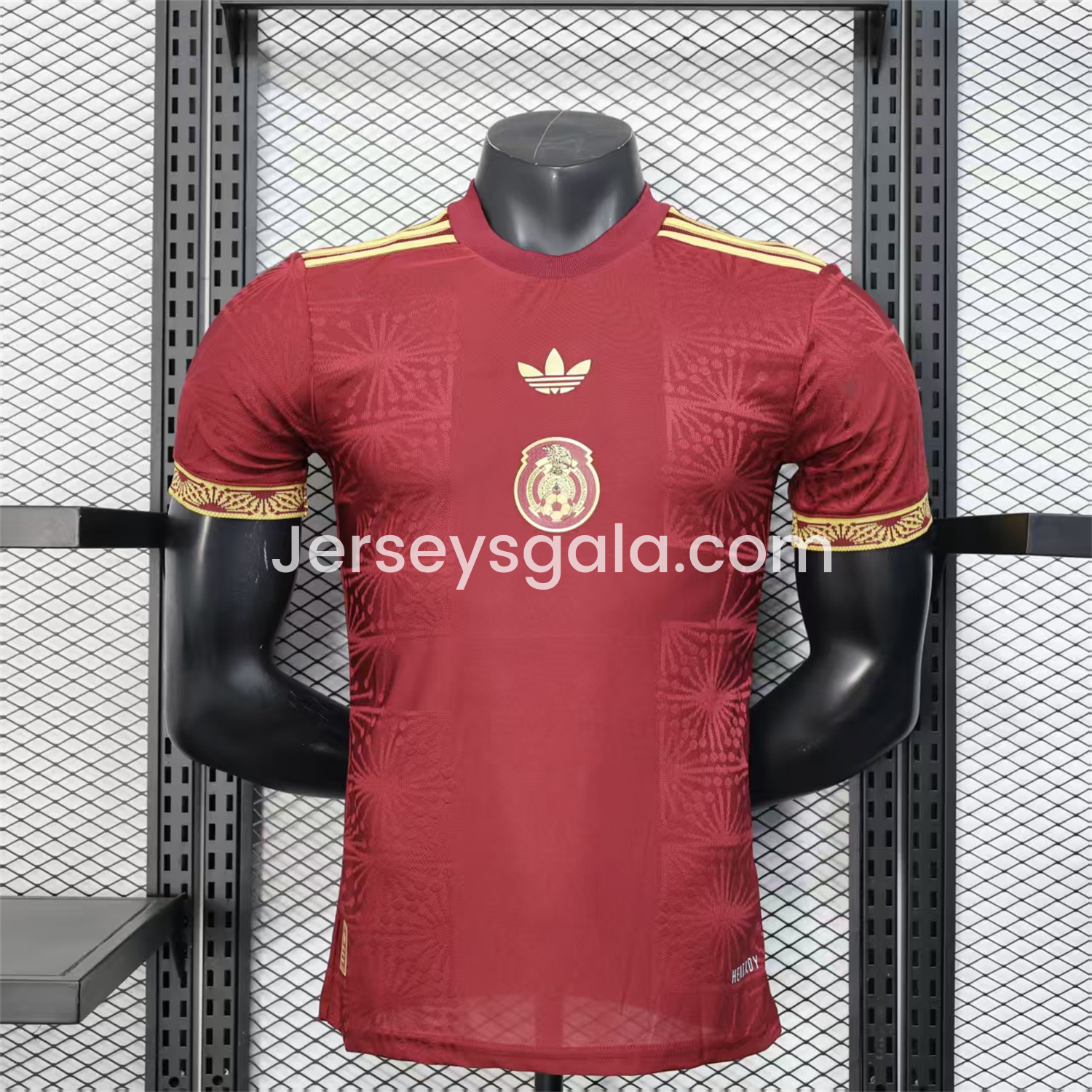 Mexico 2025 Round Logo Red Special Edition Jersey - Player Version - SOCCERDEALSHOP