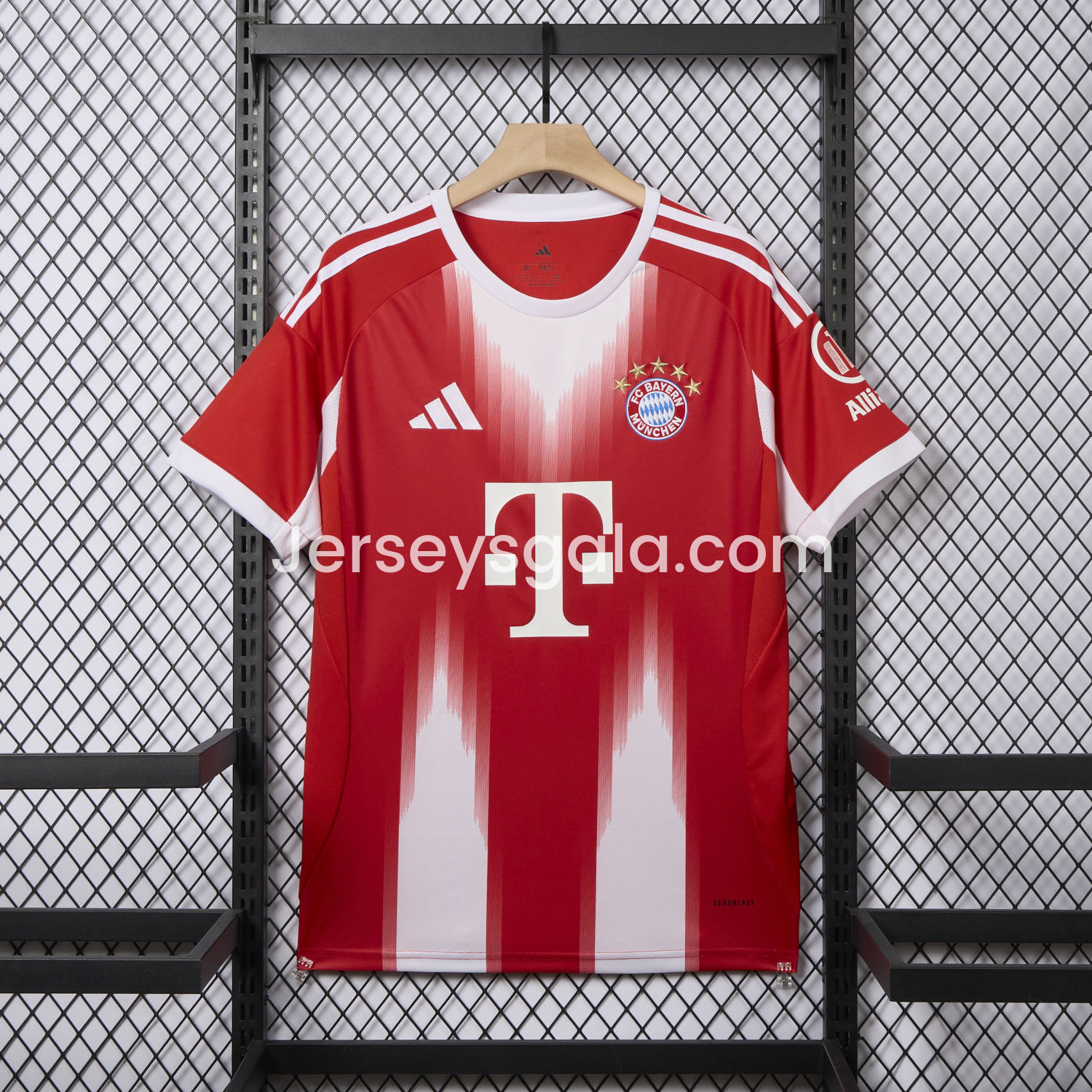 Bayern Munich 25-26 Pattern M Home Jersey(New Leaked Version) - Fans Version - SOCCERDEALSHOP