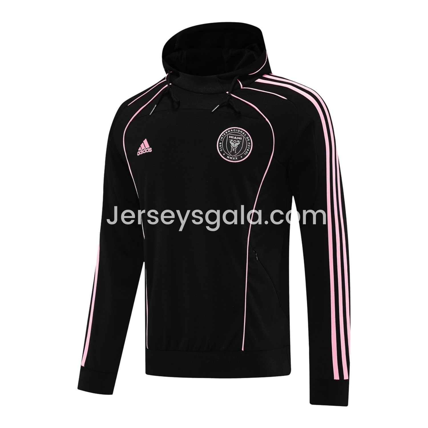 INT M.A.M 25-26 Long Sleeves Training Hoodie Set - Black Hoodie + Pants - SOCCERDEALSHOP