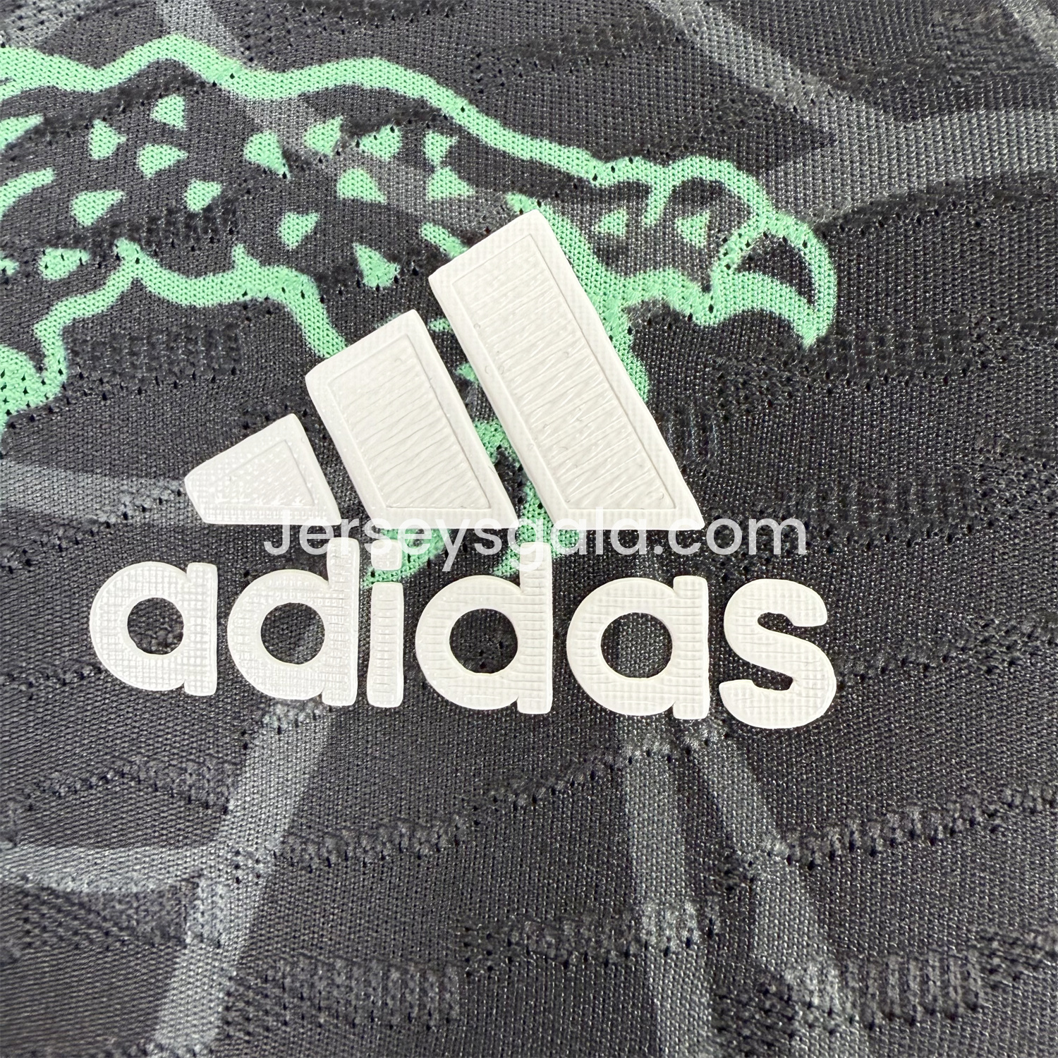 Real Madrid 25-26 Green Dragon Soars Black Jersey - Player Version - SOCCERDEALSHOP