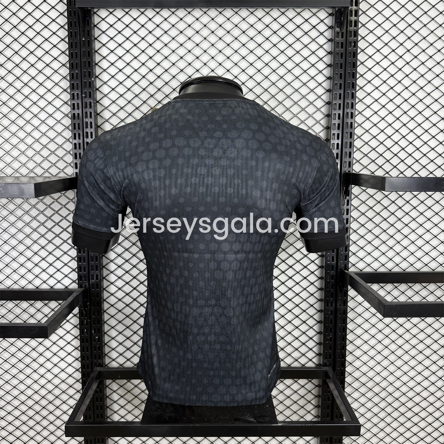 B.A.R.S.A 25-26 Fluorescent Team Logo Lines Black Jersey - Player Version - SOCCERDEALSHOP