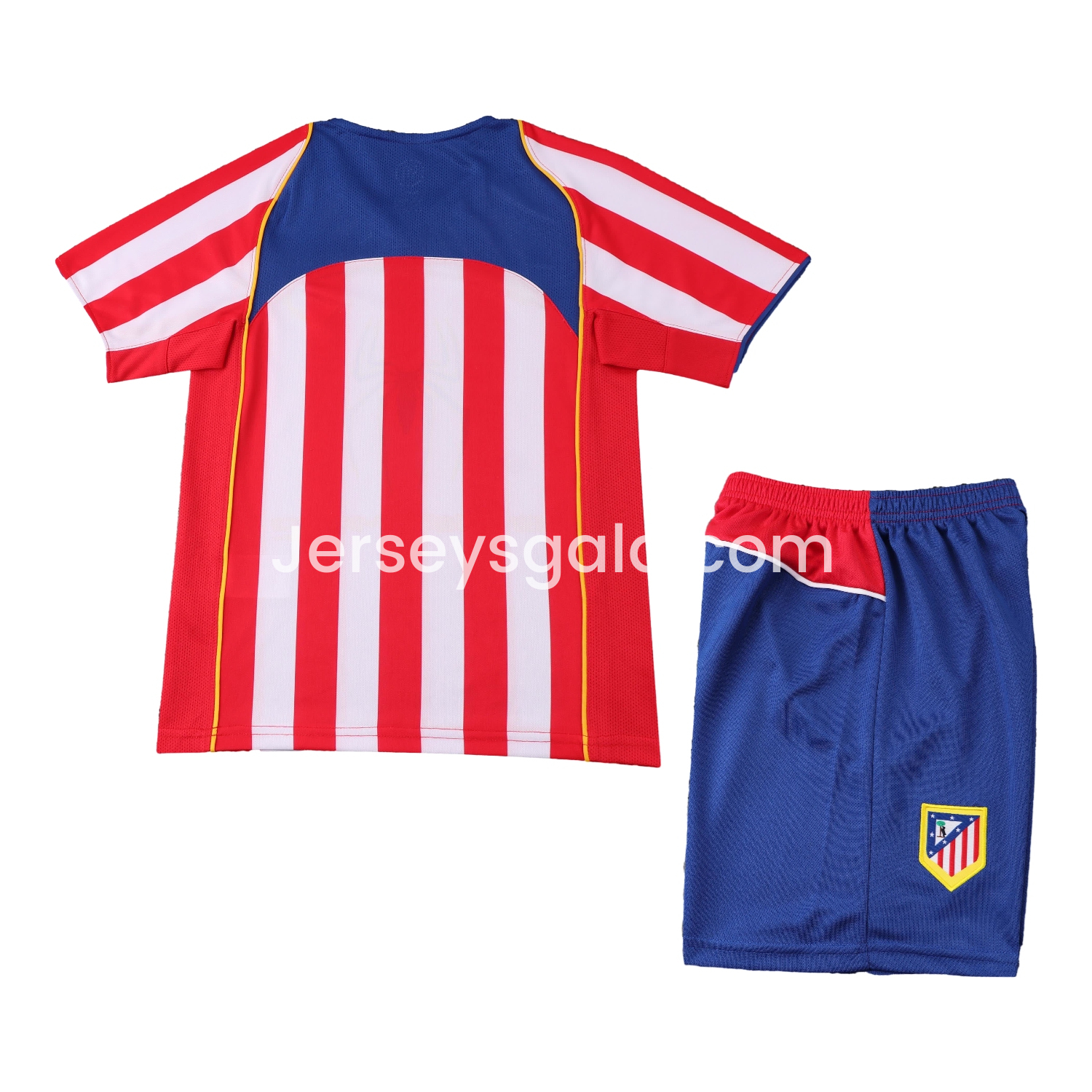 Retro Atletico Madrid 2004-05 Home S.p.i.d.e.r M.a.n Special Kids Kit - SOCCERDEALSHOP