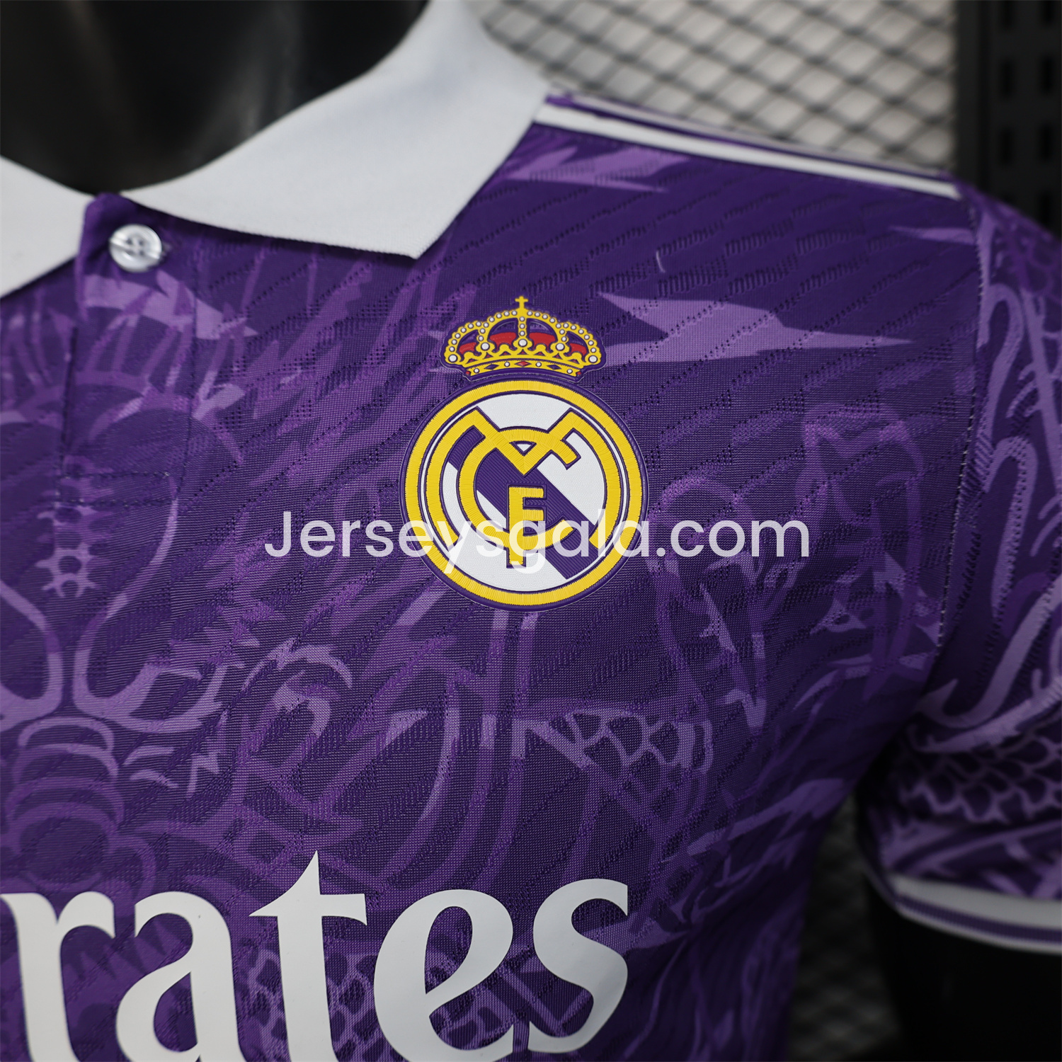 Real Madrid 24-25 Purple Loong POLO Jersey - Player Version - SOCCERDEALSHOP