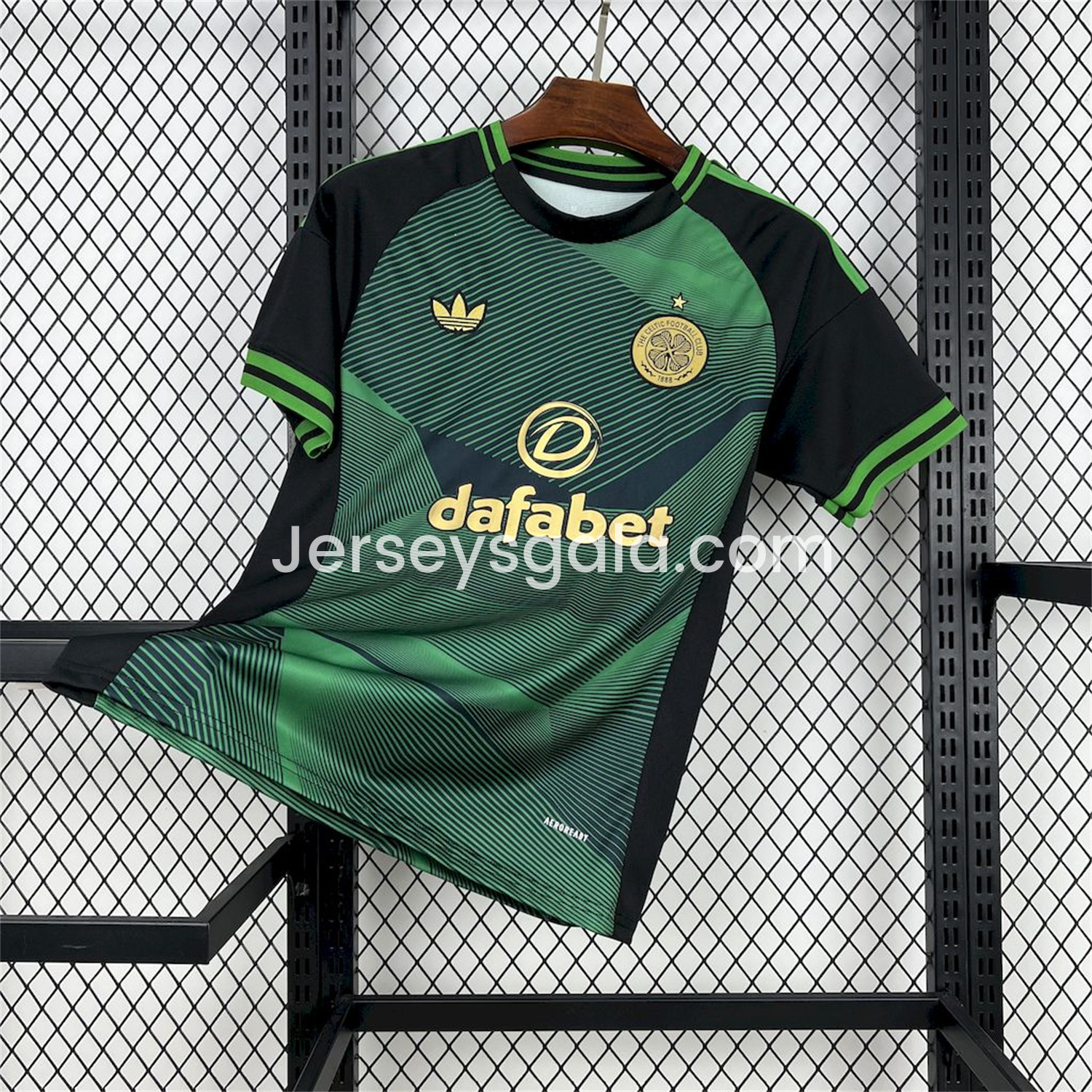 Celtic 25-26 Green Lines Special Edition Jersey - Fans Version - SOCCERDEALSHOP