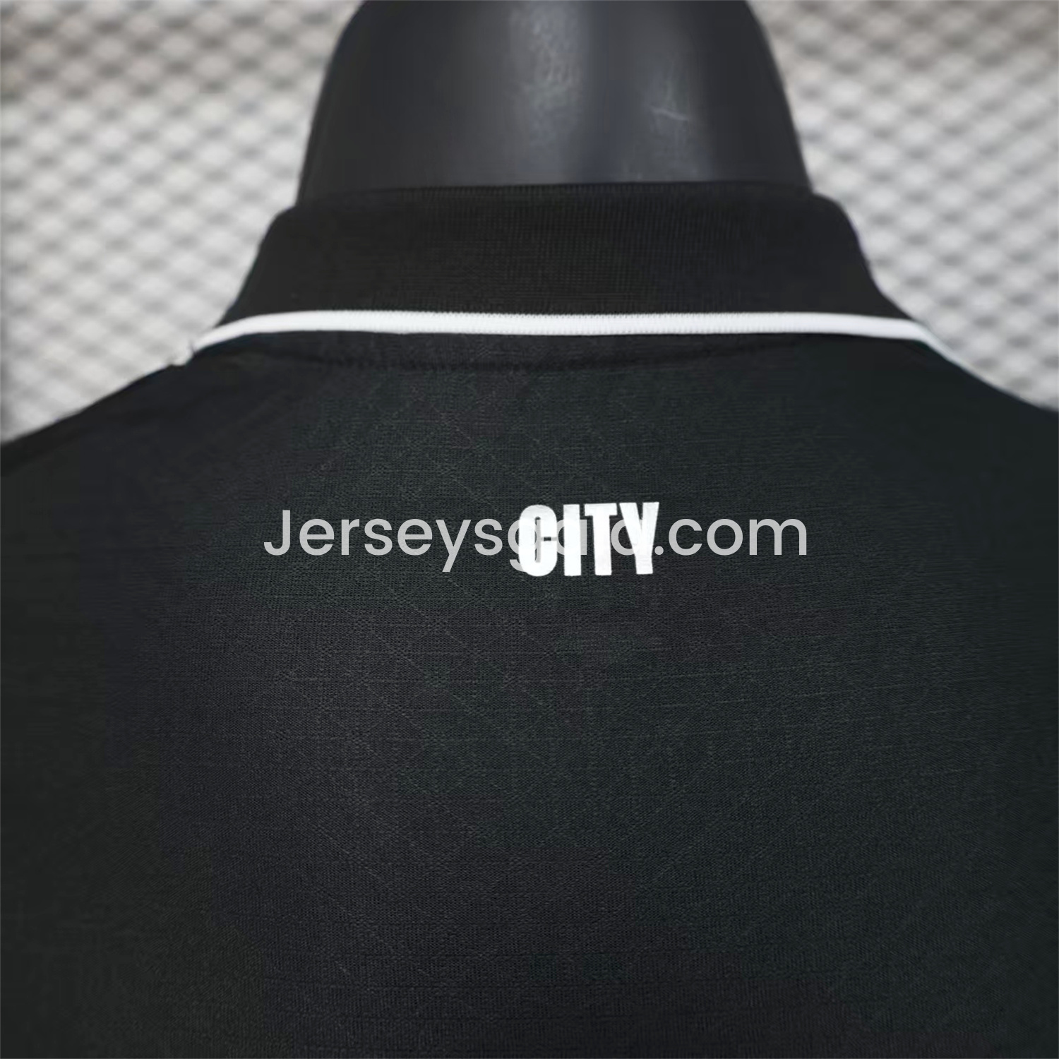 Manchester City 25-26 Black Polo Silver Label Special Jersey - Player Version - SOCCERDEALSHOP