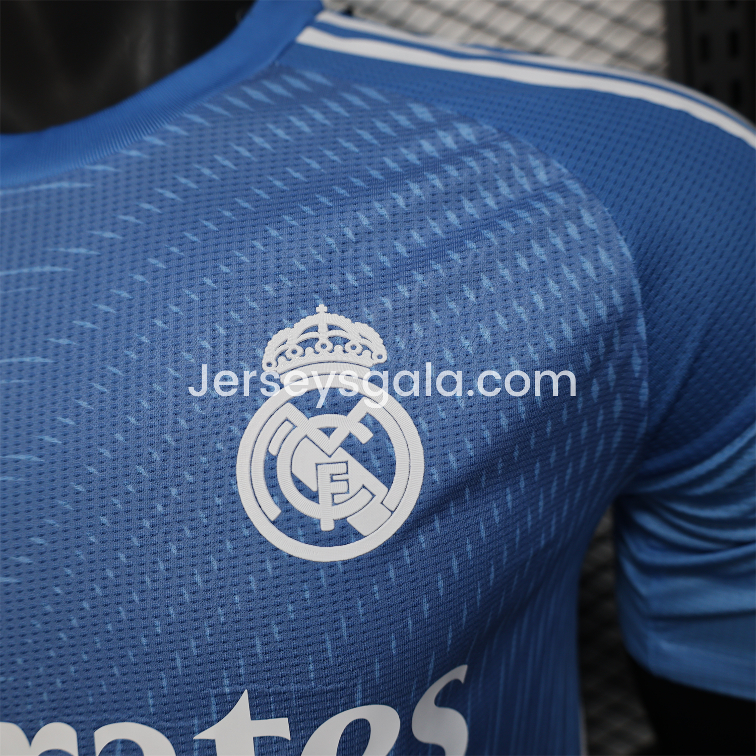 Real Madrid 25-26 Blue Goalkeeper Jersey - Player Version - SOCCERDEALSHOP