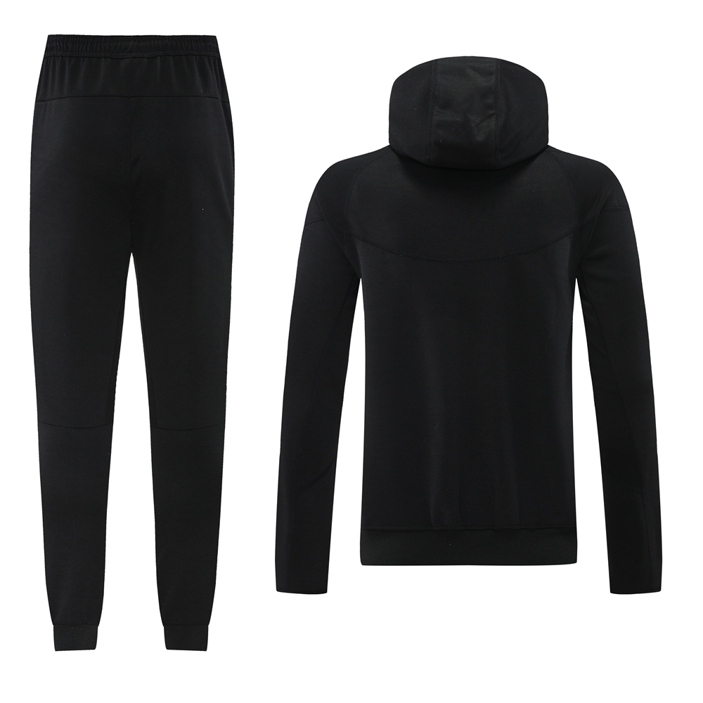 B.A.R.S.A 24-25 Unsponsored Training Hoodie Set - Black Hoodie and Pants - SOCCERDEALSHOP