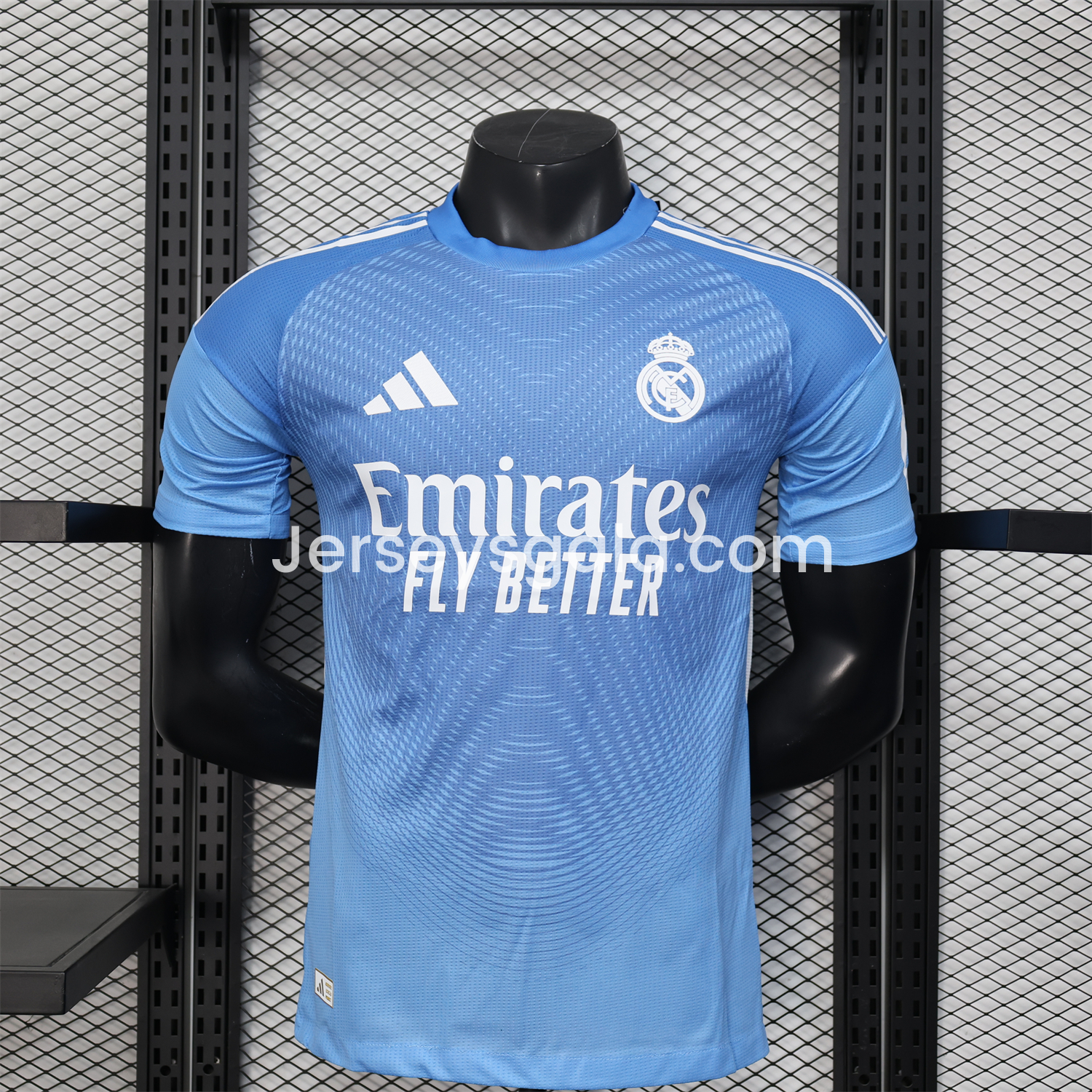 Real Madrid 25-26 Blue Goalkeeper Jersey - Player Version - SOCCERDEALSHOP