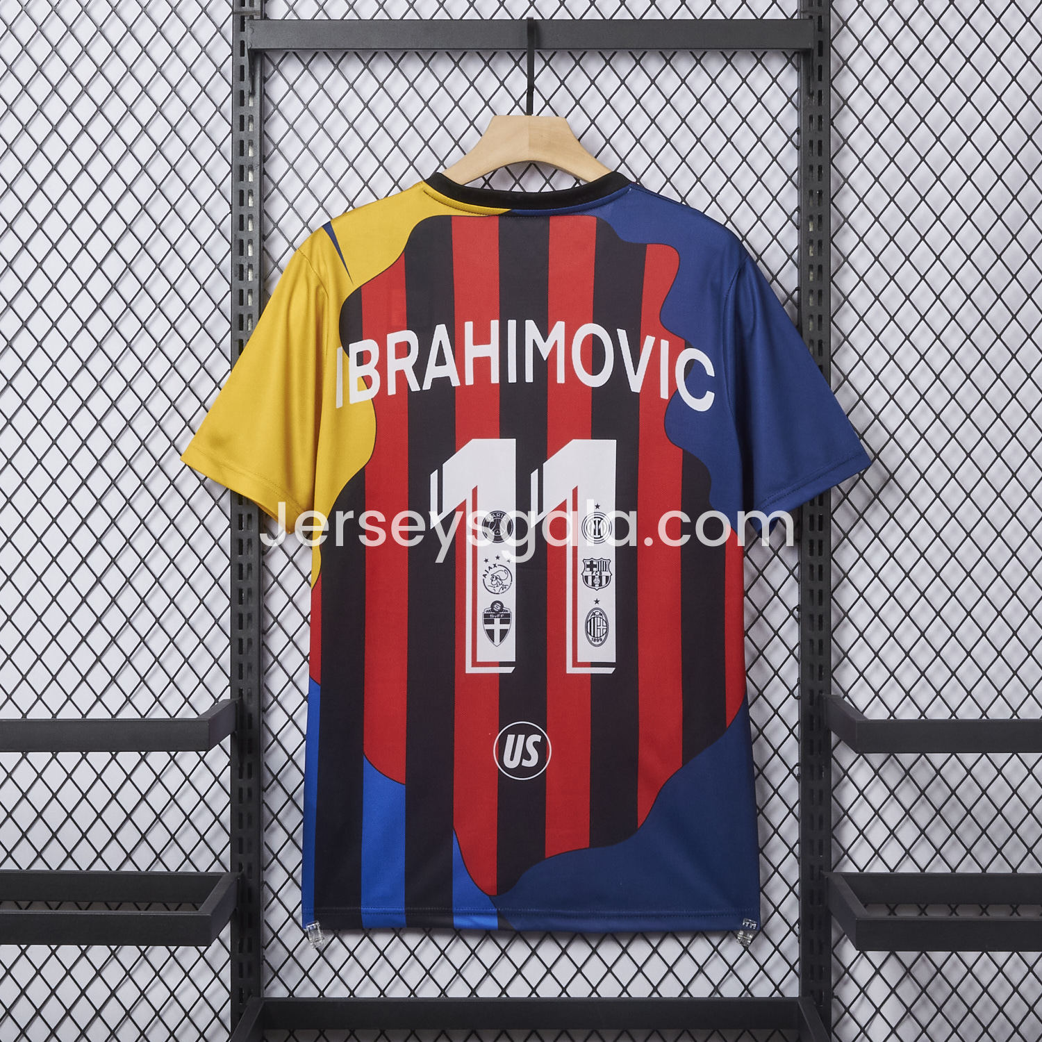 Zlatan Ibrahimović Career Commemorative Jersey - Fans Version - AC Milan Inter Milan Barcelona Ajax Paris Saint-Germain PSG Sweden - SOCCERDEALSHOP
