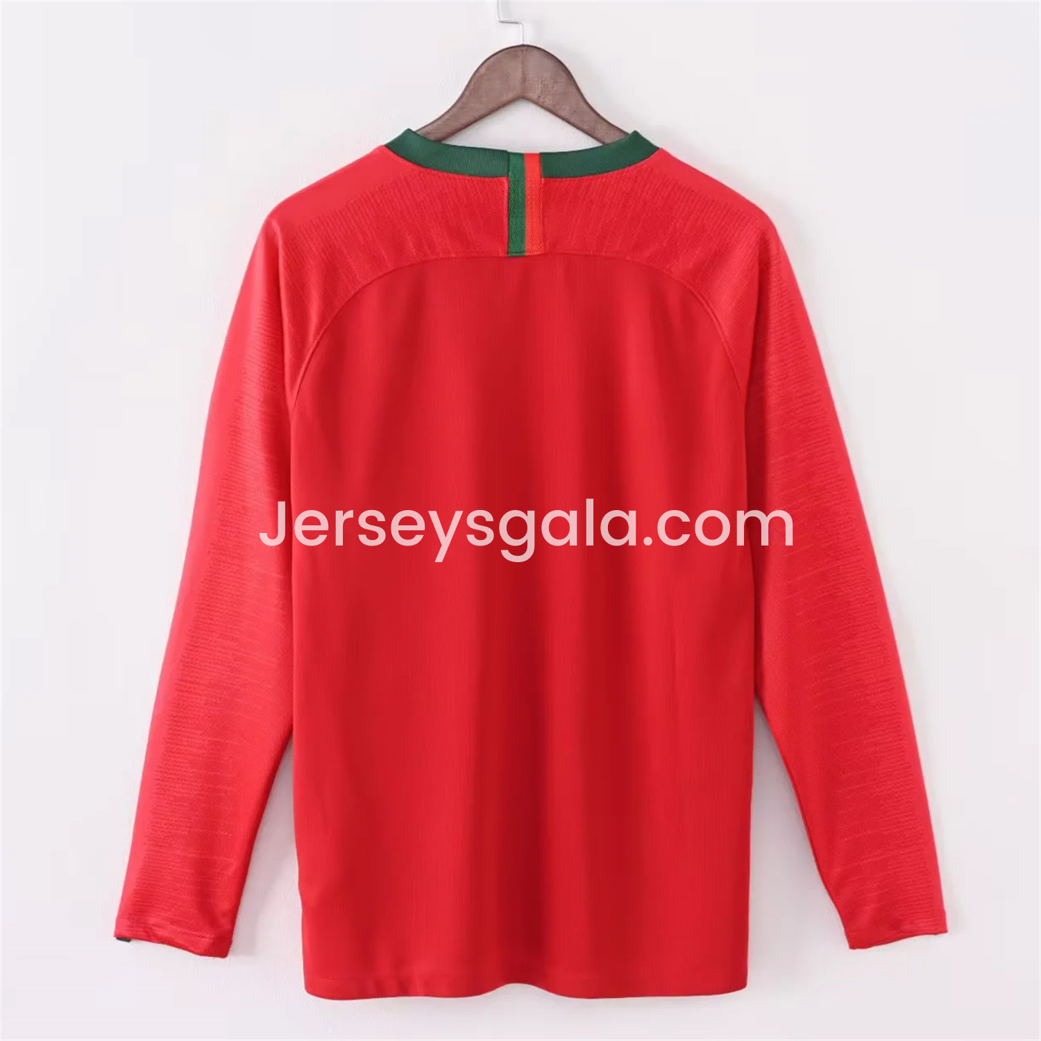 Retro Portugal 2018 Home Long Sleeves Jersey - SOCCERDEALSHOP