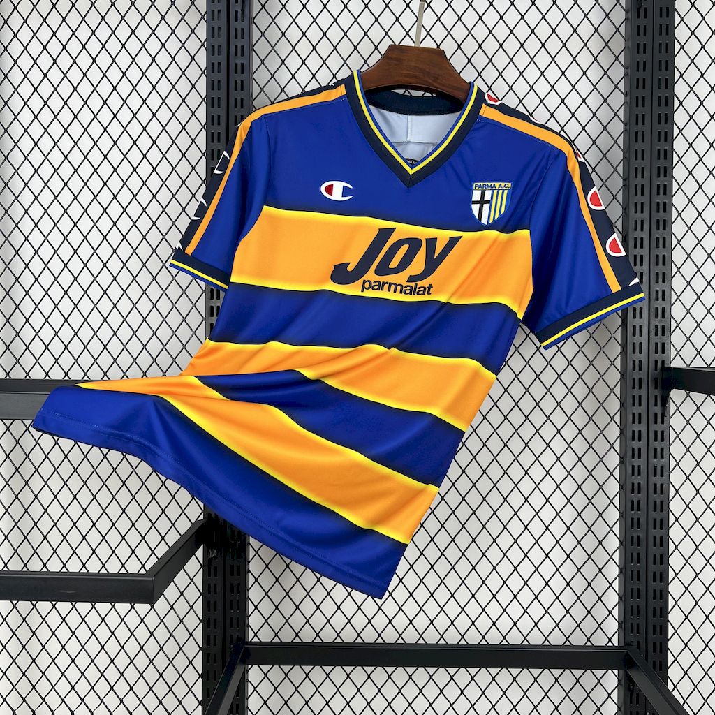 Retro Parma 2001-02 Home Jersey - Fans Version - SOCCERDEALSHOP