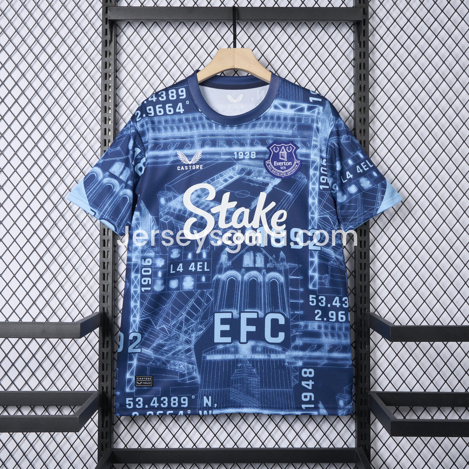 Everton 24-25 Pre-Match Farewell Jersey - Fans Version - SOCCERDEALSHOP