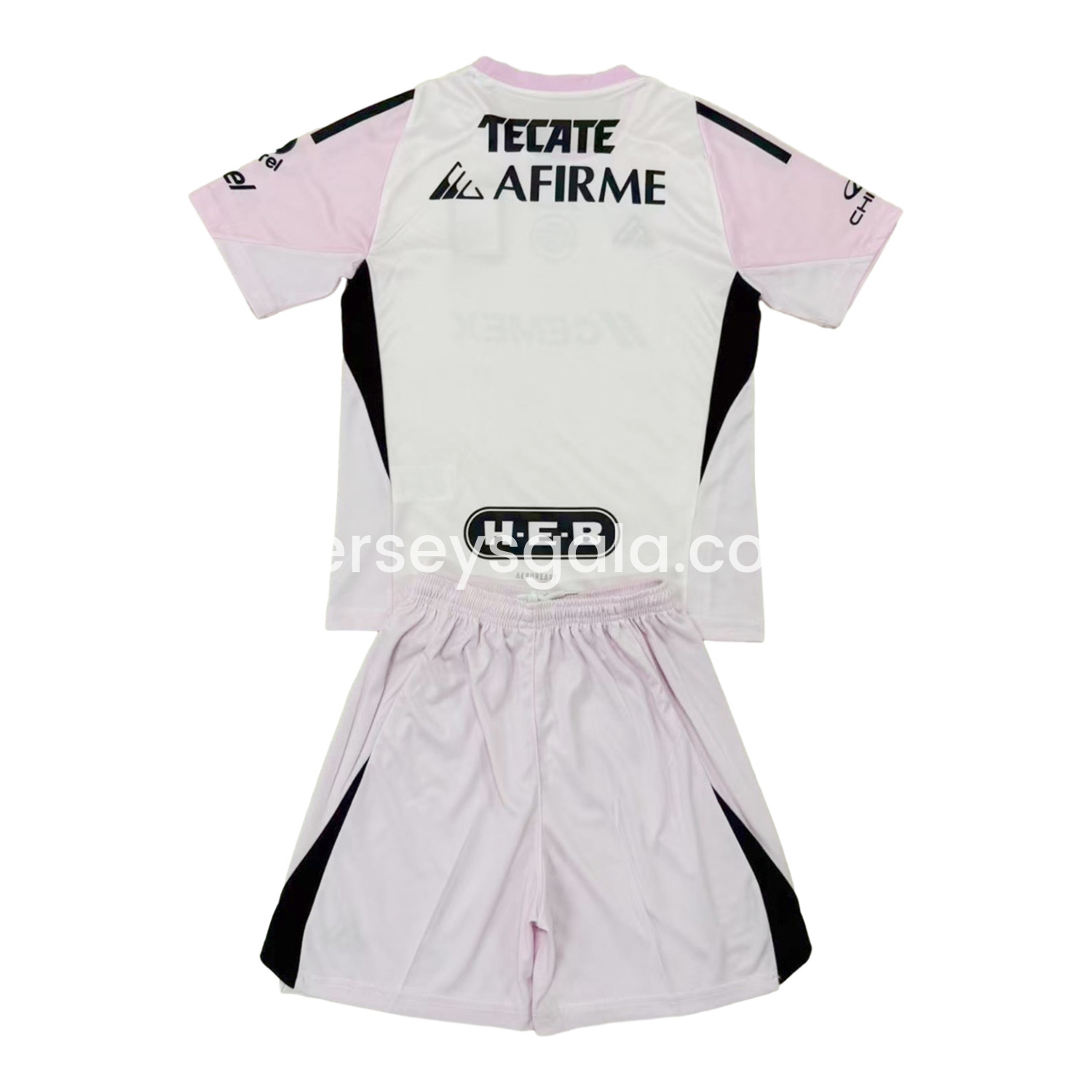 Tigres UANL 25-26 Light Pink Goalkeeper Kids Kit - SOCCERDEALSHOP