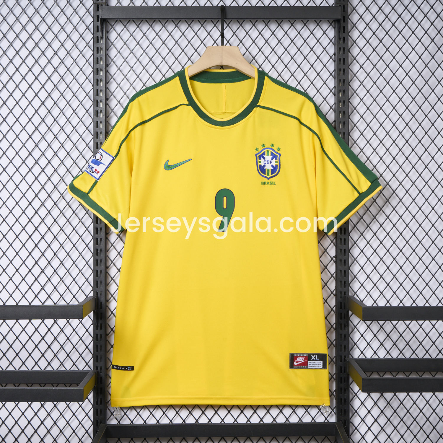 Retro Brazil 1998 Home Jersey - SOCCERDEALSHOP